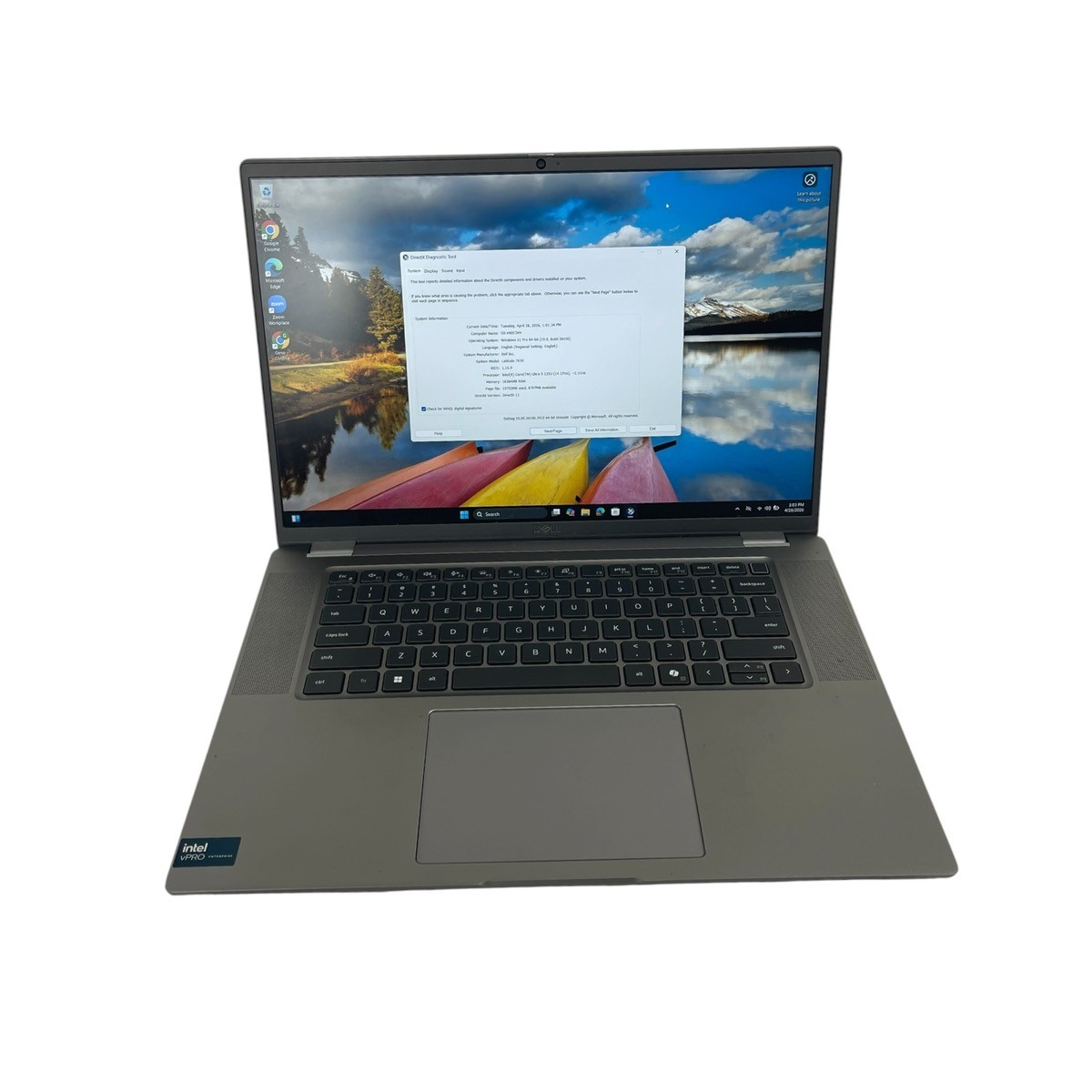 Dell Latitutde 7650 Laptop Computer (CSC053406)