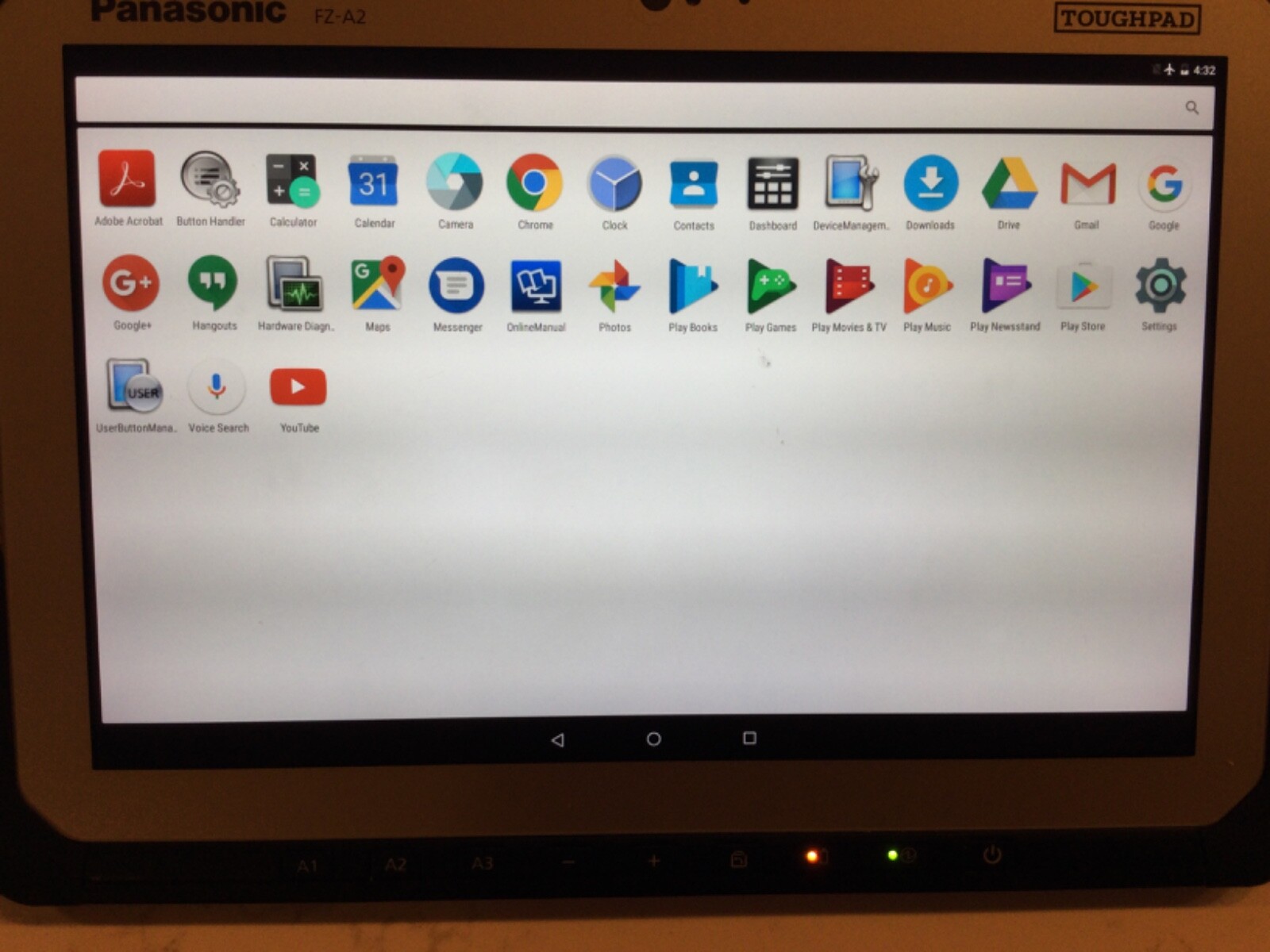 Panasonic FZ-A2 Toughbook Android 6.0.1 Intel Atom X5 4Gb 32Gb, No VPRO, 10.1