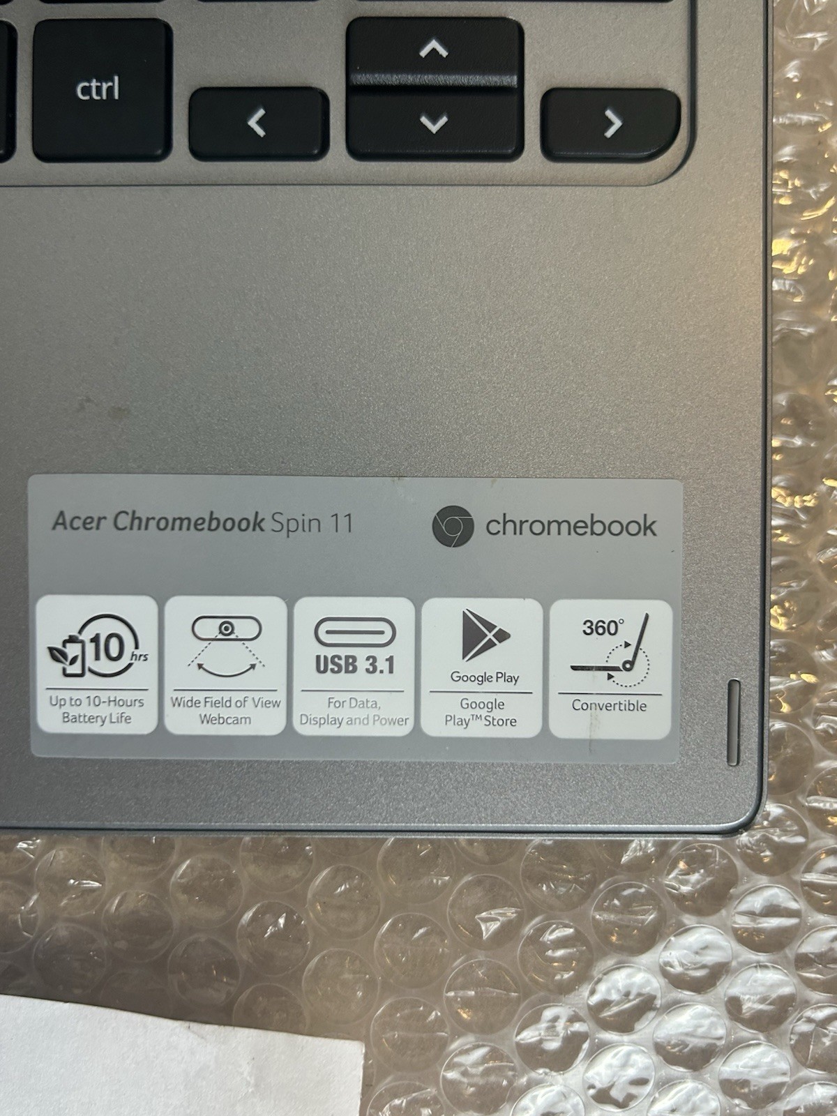 Acer Chromebook Spin 11 N17Q8 Convertible 11.6″ FOR PARTS or Not working
