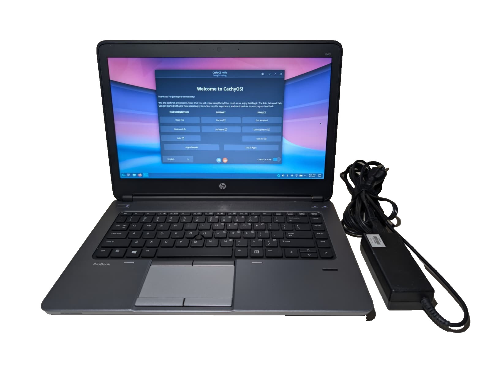 HP ProBook 640 G1 | i5 4th 8GB RAM 128GB SSD | AMD Graphics | DVD CachyOS Linux
