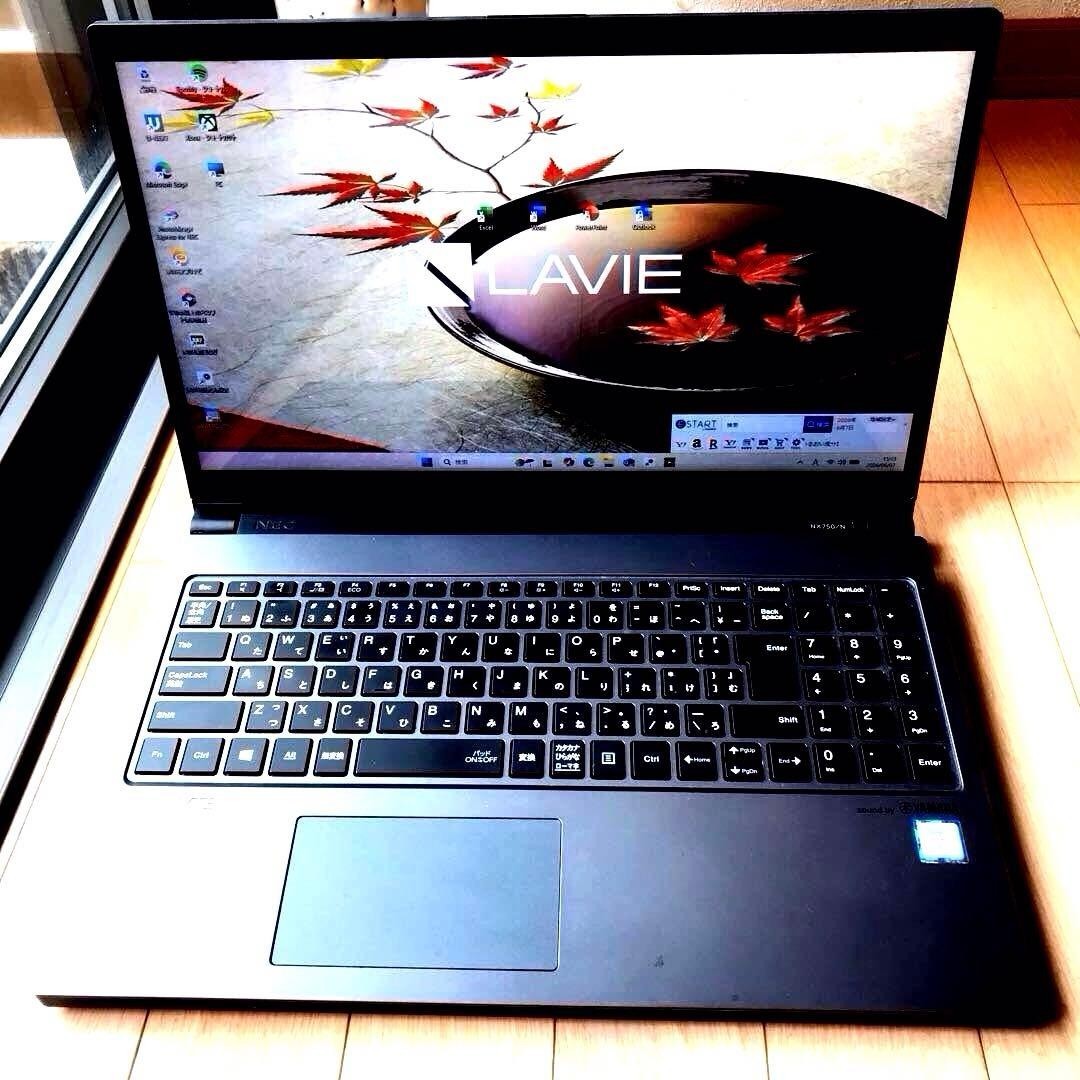 NEC LAVIE Note NEXT NX750NAB i7-8550U 16GB SSD500GB + HDD500GB 15.6″FHD Blu-ray