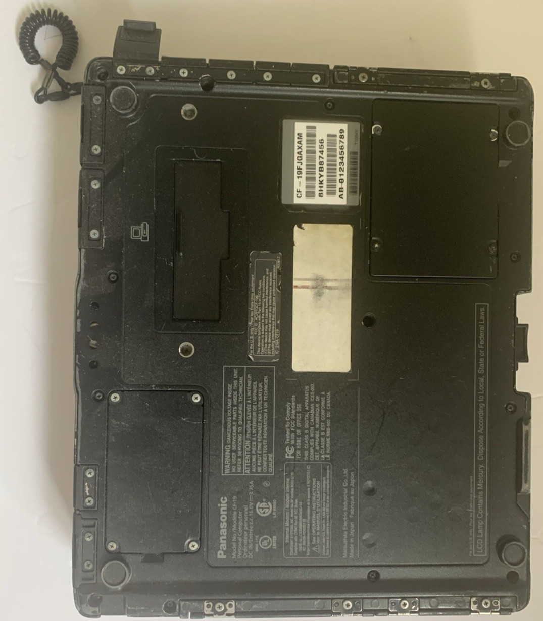 Panasonic Toughbook CF-19 MK2 1.06GH 4gb 80 GB HDD GPS Backlit Rubber Keyboard