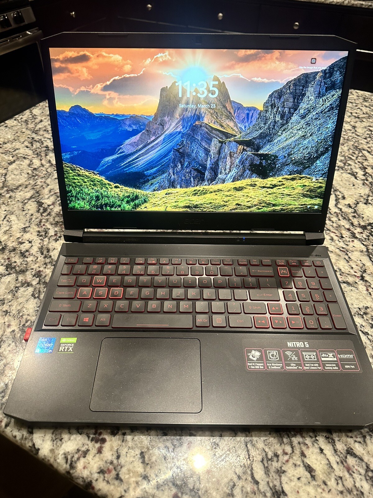 Acer Nitro 5 15.6” (512GB SSD, Intel Core i5-11400H, 2.7GHz, 16GB RAM,…