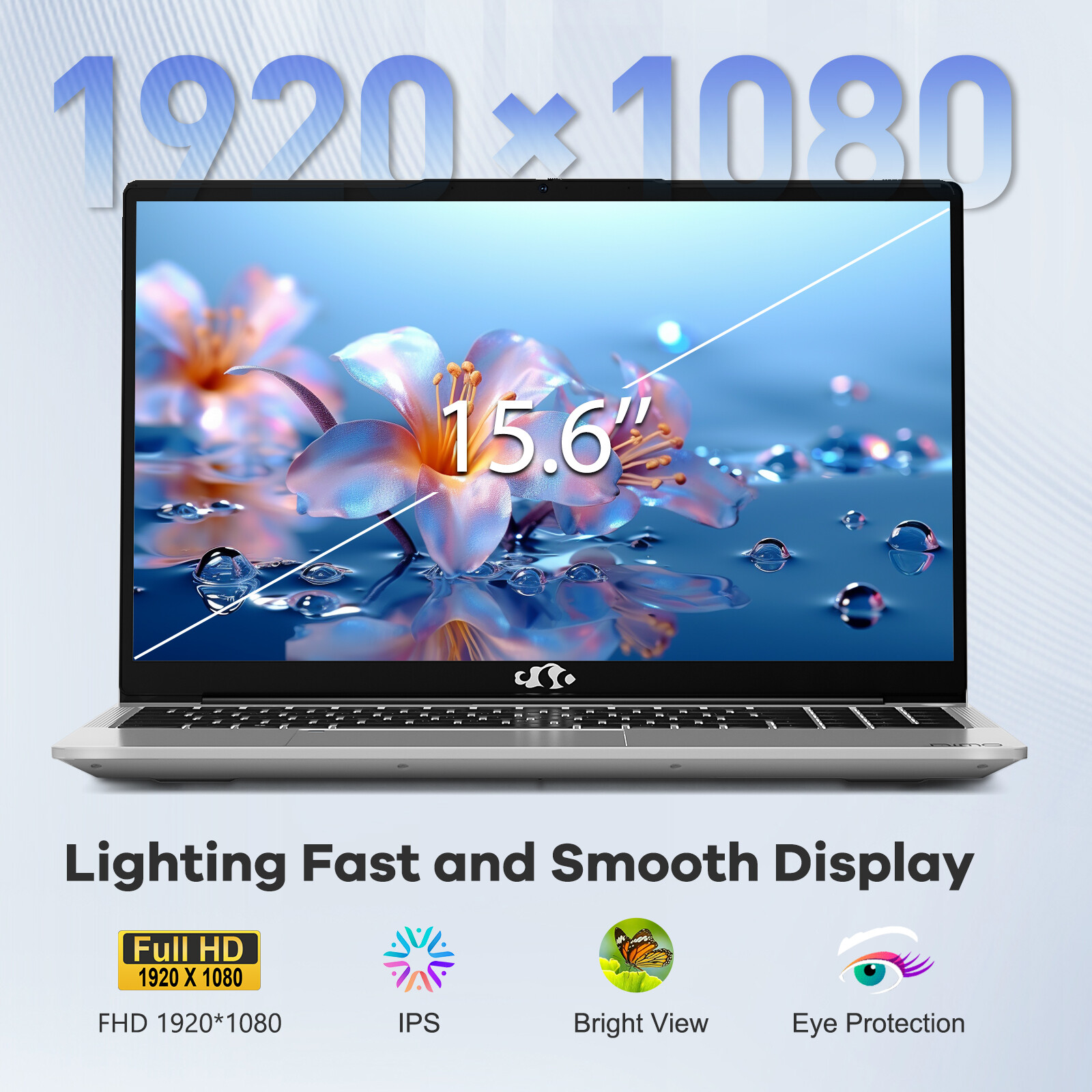 NIMO 15.6 Gaming Laptop AMD Ryzen 5 6600H 6-Cores 16GB DDR5 RAM 1TB SSD 4.5GHz