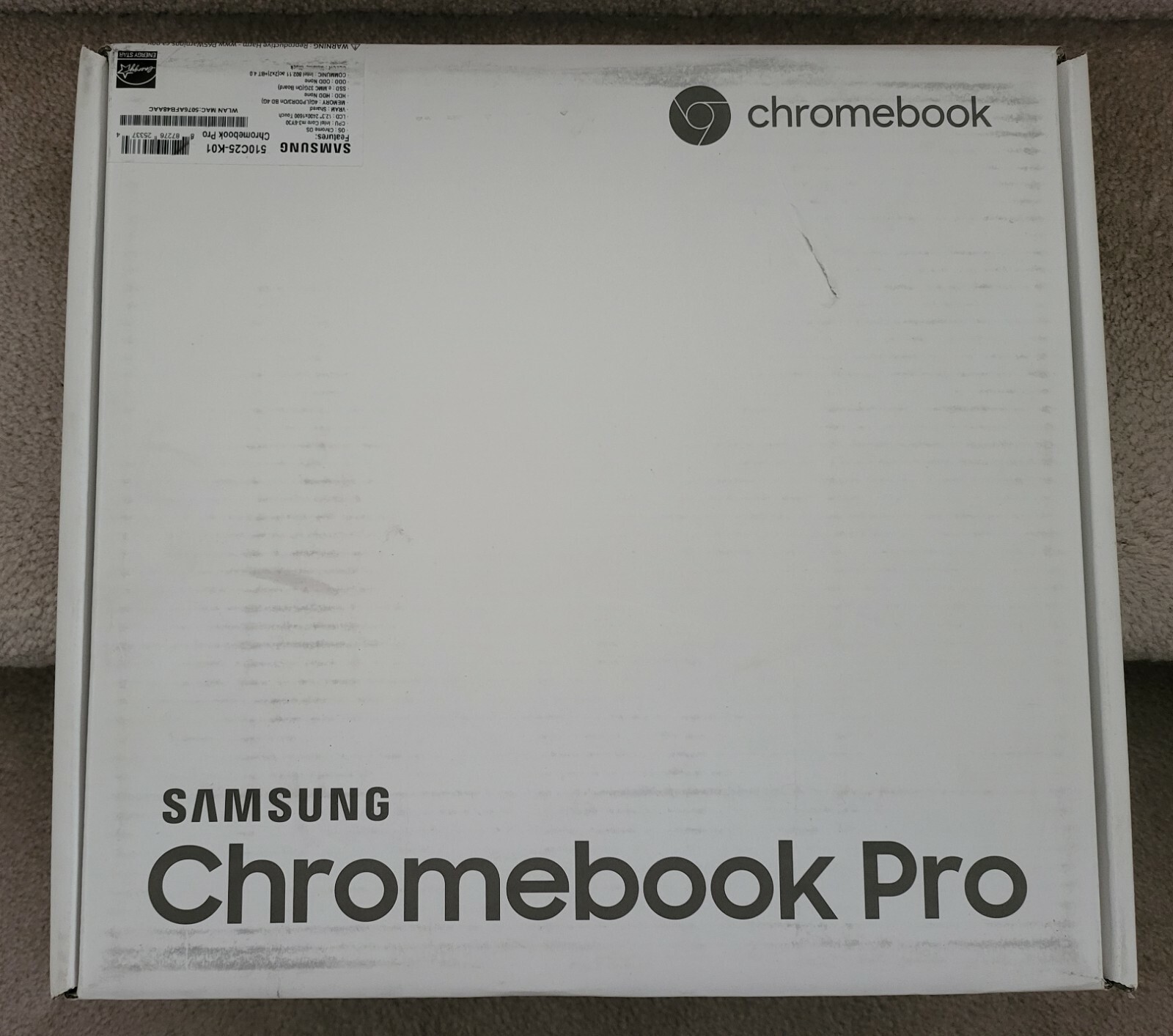 Samsung XE510C25-K01US Chromebook Pro 4GB Memory 32GB SSD Touchscreen NEW