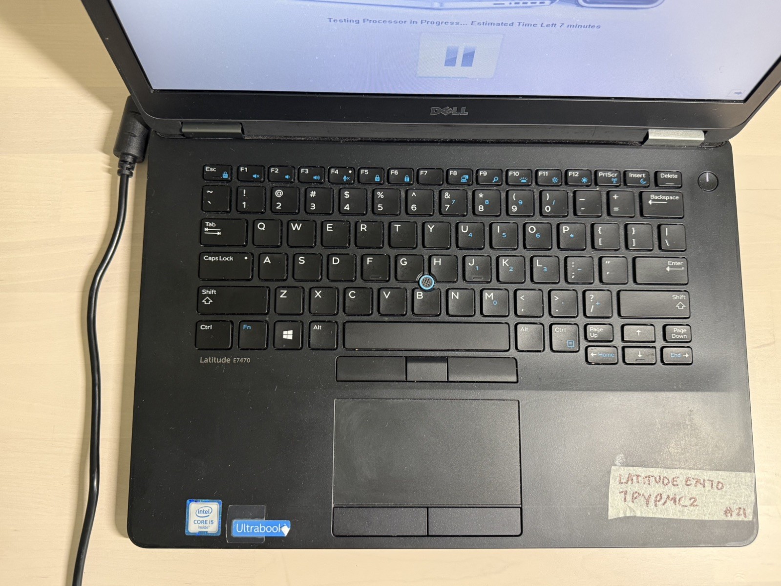 Dell Latitude E7470 Laptop Intel Core i5 6th Gen No HD/OS/AC Adapter