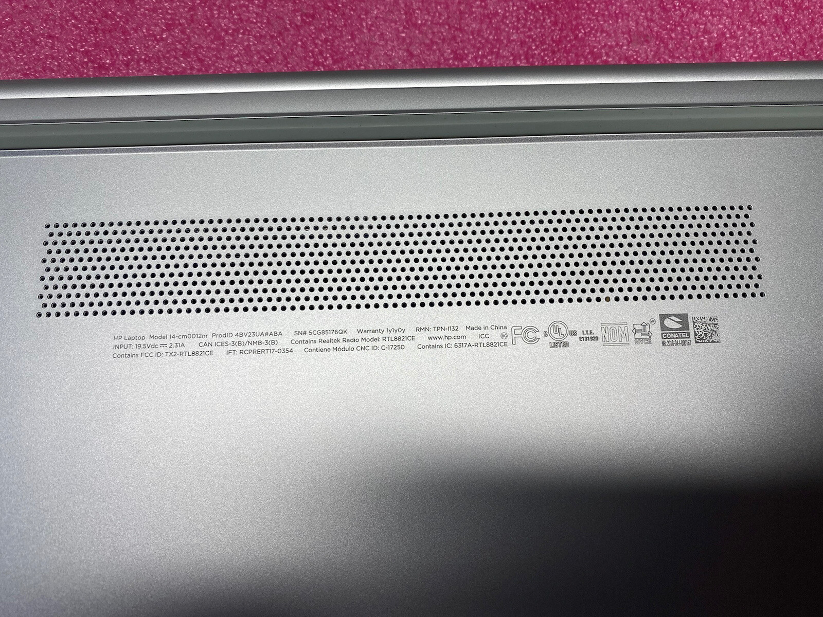 HP 14-cm0012nr 14″ Laptop 4GB 32GB AMD E2-9000e 1.50GHz Silver W10- 4BV23UA