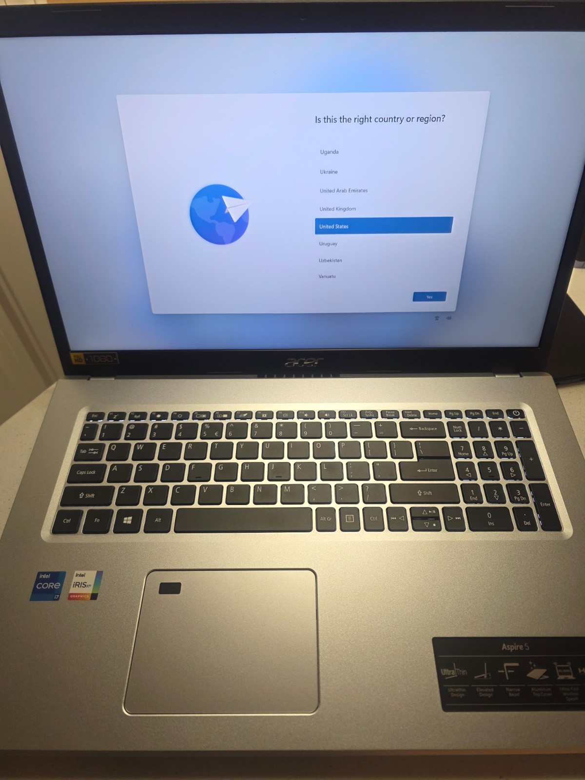 Acer Aspire 5 A517-52-72DP 17.3″ FHD Intel I7-1165G7 8GB RAM 512GB SSD Win11 H