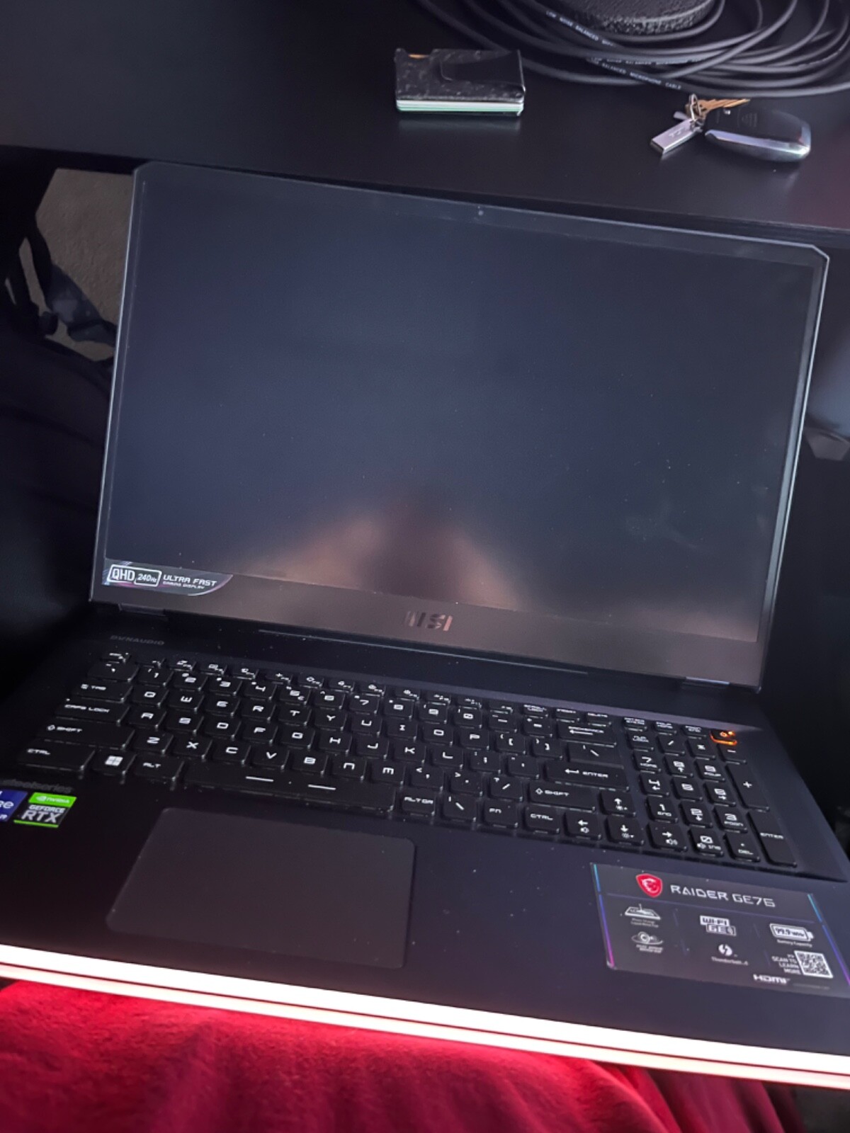 MSI GE Series Raider GE76 17.3″/i9 12th Gen/2TB SSD/DDR5 64GB/RTX3080TI/2 Yr War