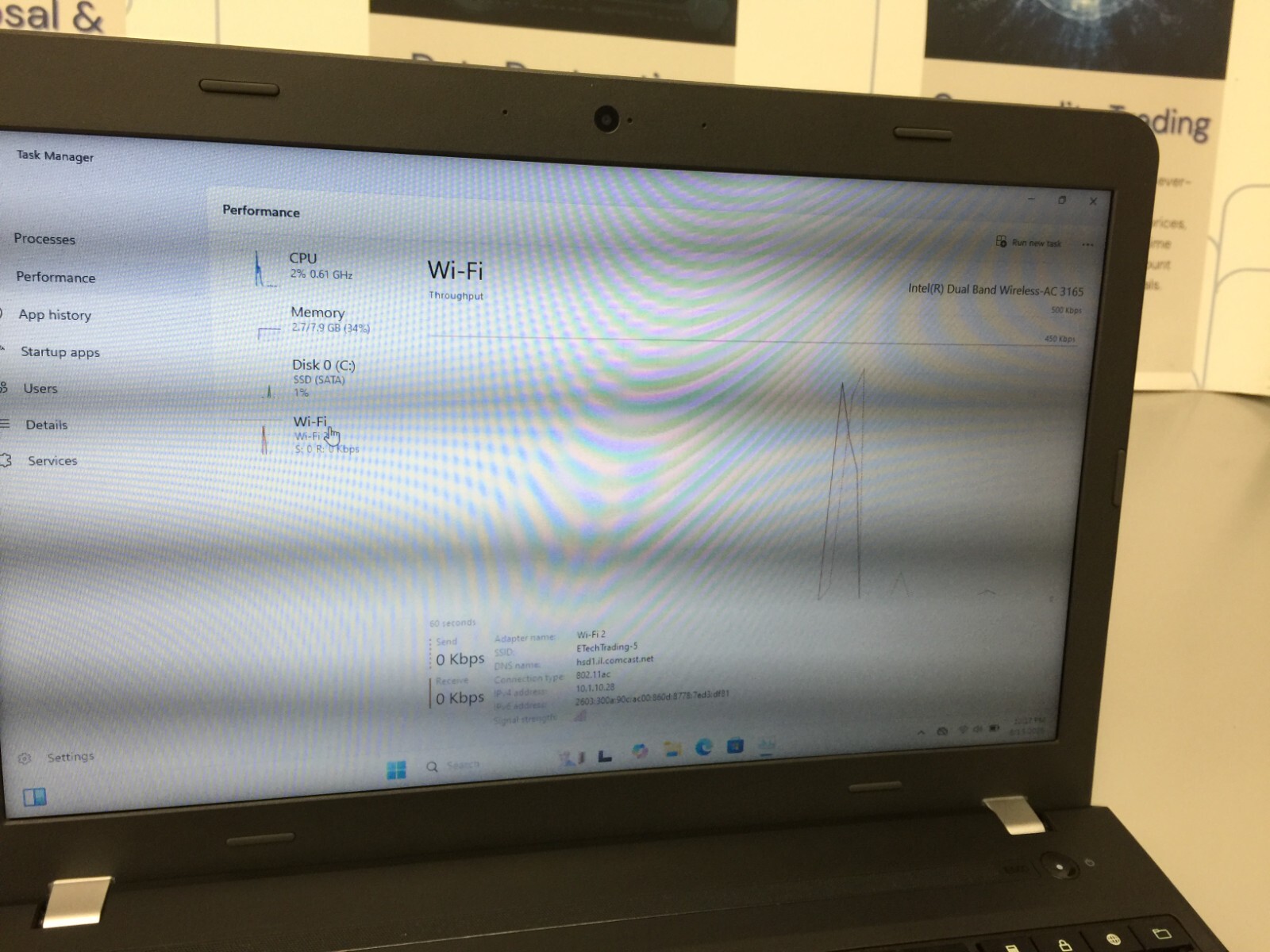 LENOVO THINKPAD E560 Core i5 6th gen 2.30 GHZ 8 GB RAM 240 GB SSD WIN 11 PRO