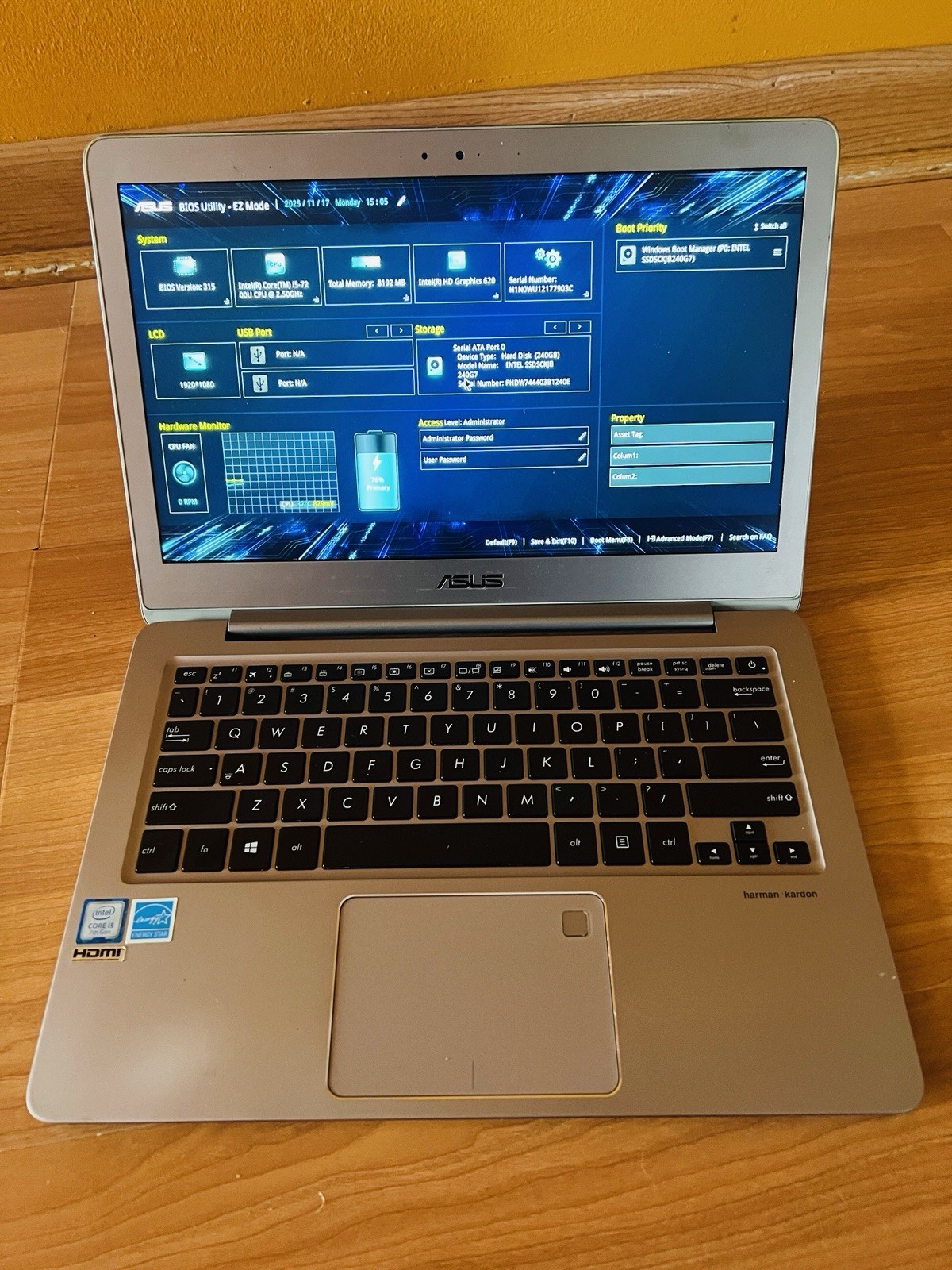Asus ZenBook UX330UAR 13.3-inch QHD+ Ultra-Slim,Harman Kardon,25H2 Latest Win 11