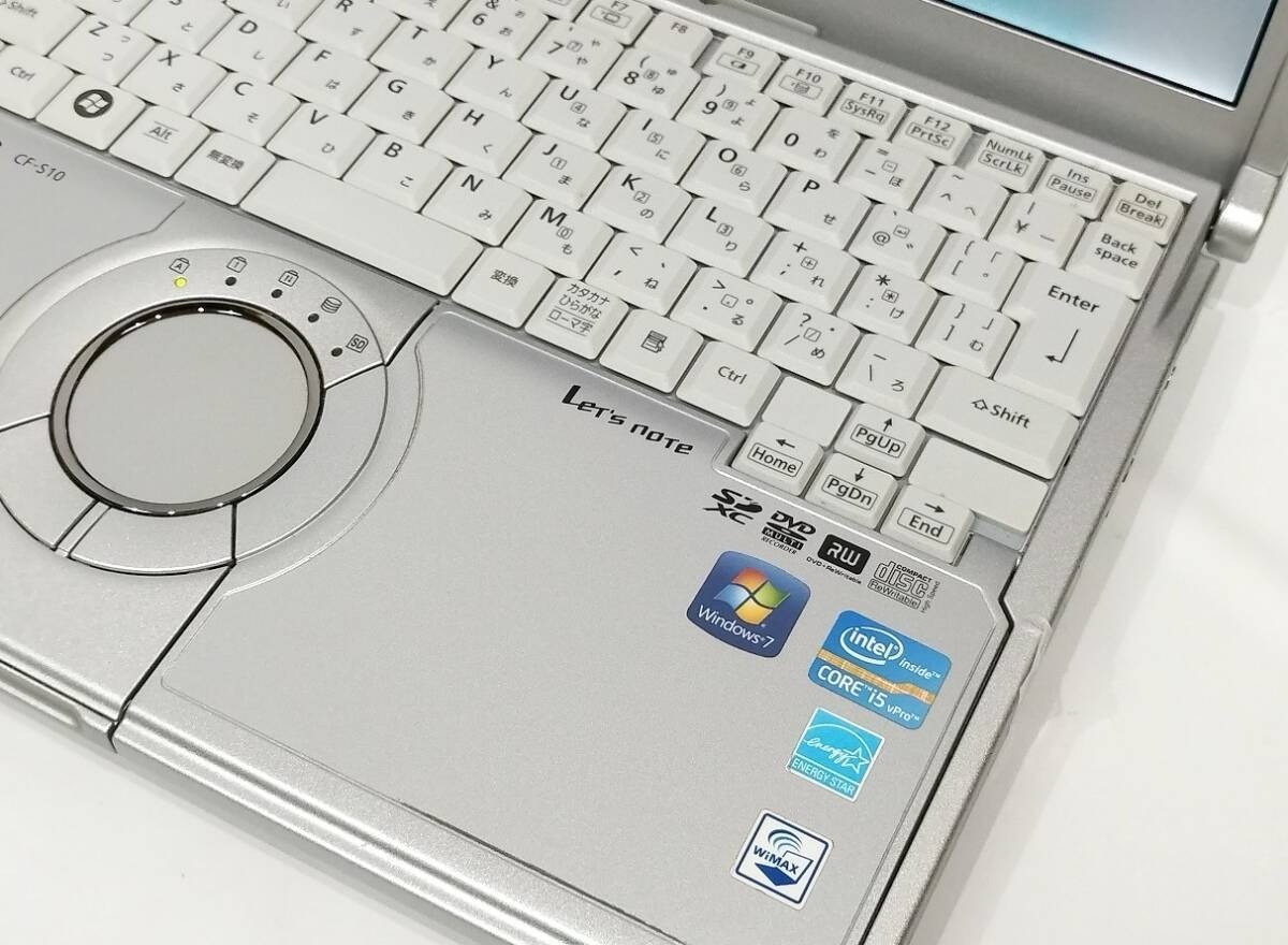 Panasonic Let’s note CF-S10 Intel SSD 240GB 8GB Core i5 2.50GHz 12.1inch DVD JP