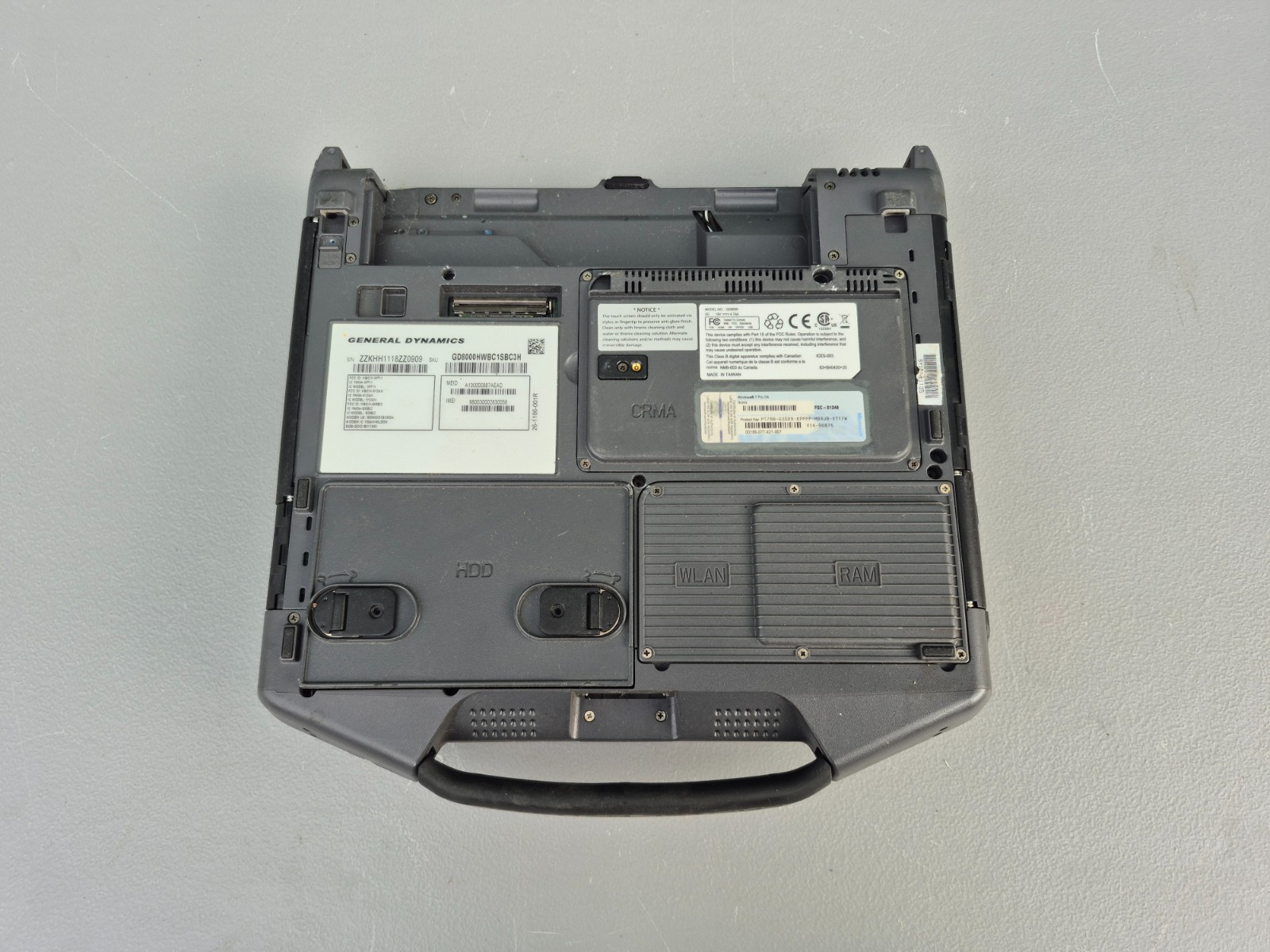 General Dynamics GD8000 Rugged Laptop CORE 2 DUO 1.86GHz
