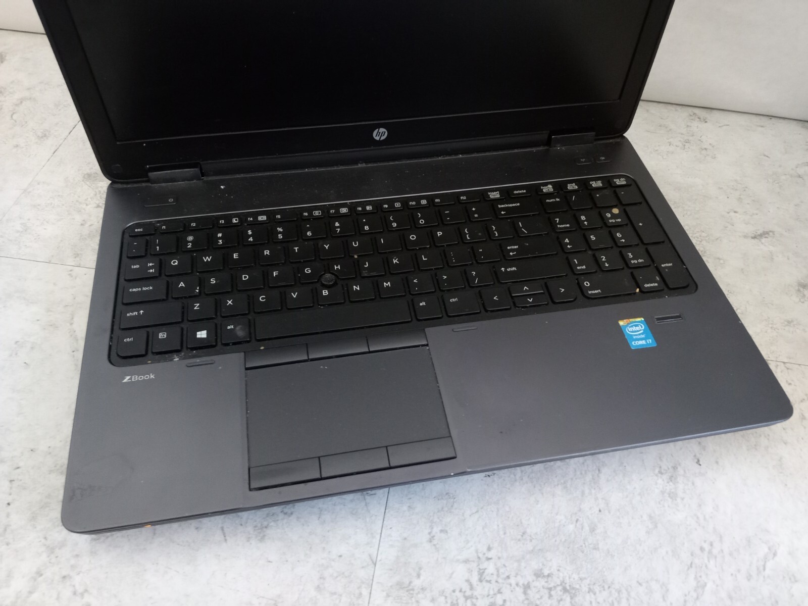 HP ZBook 15 – 15″ Laptop Intel Core i7-4700MQ 16GB RAM – BAD KB – READ -RR
