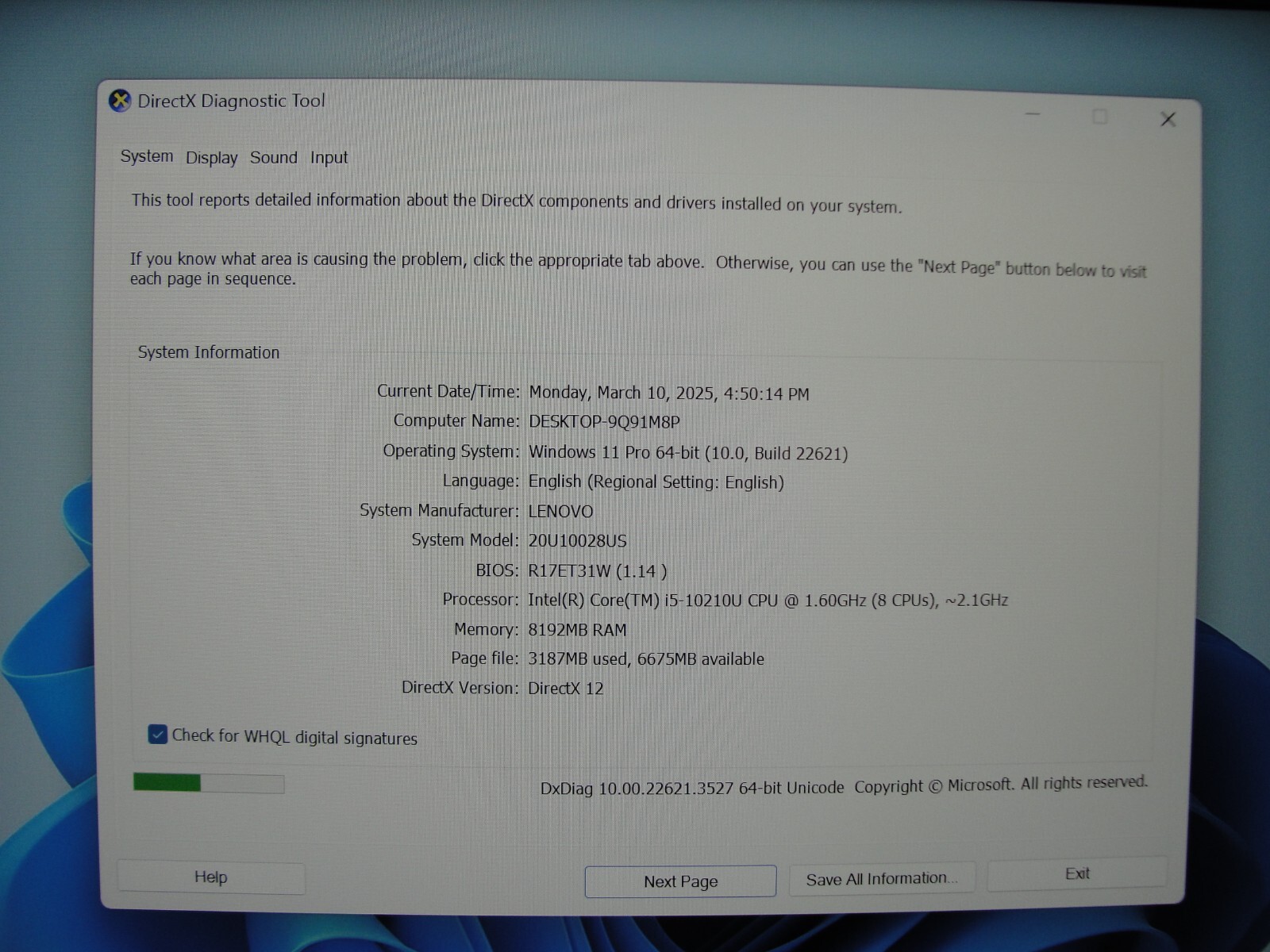 Lenovo ThinkPad L14 Gen 1 14” FHD Intel Core i5-10210U 1.6GHz 8GB 256GB SSD