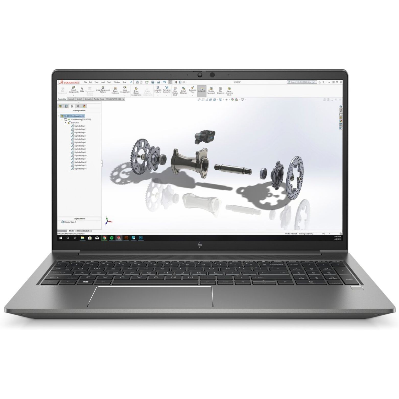 HP ZBook Power G7 15.6″ Intel i7-10850H 32GB 256GB SSD T1000 Max-Q Design W11P