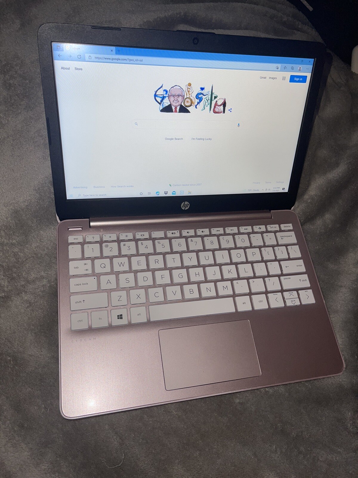 HP Stream 14-cb172wm 14″ (64 GB, Intel Celeron N4000, 1.10 GHz, 4 GB) Laptop…