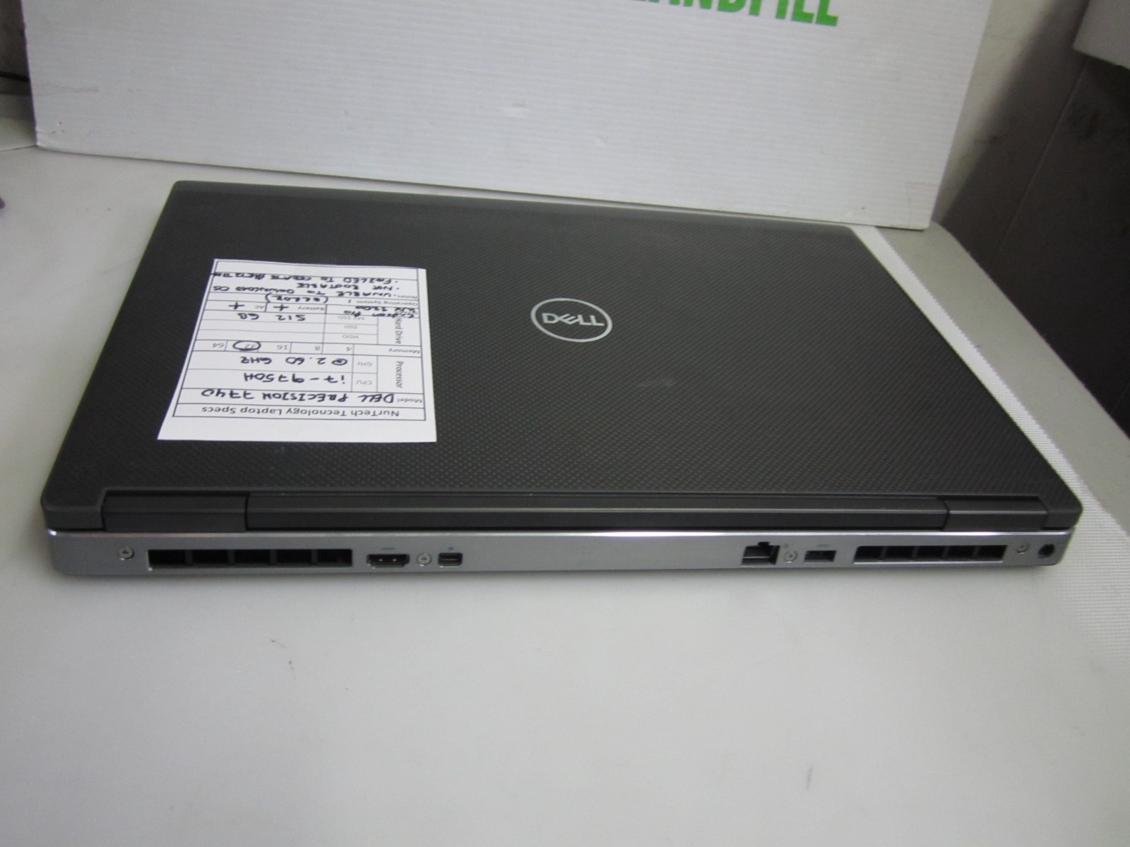 Dell Precision 7740 2.60GHz i7-9750H 32GB 512GB M2SSD WX 3200 Laptop w/ AC READ