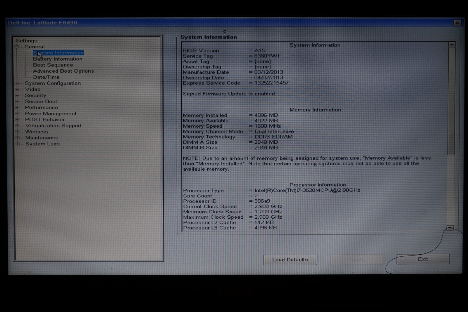 ^ Dell Latitude E6430 ATG 14″ i7-3520M @ 2.9GHz 4GB Ram No HD “READ” #C1687