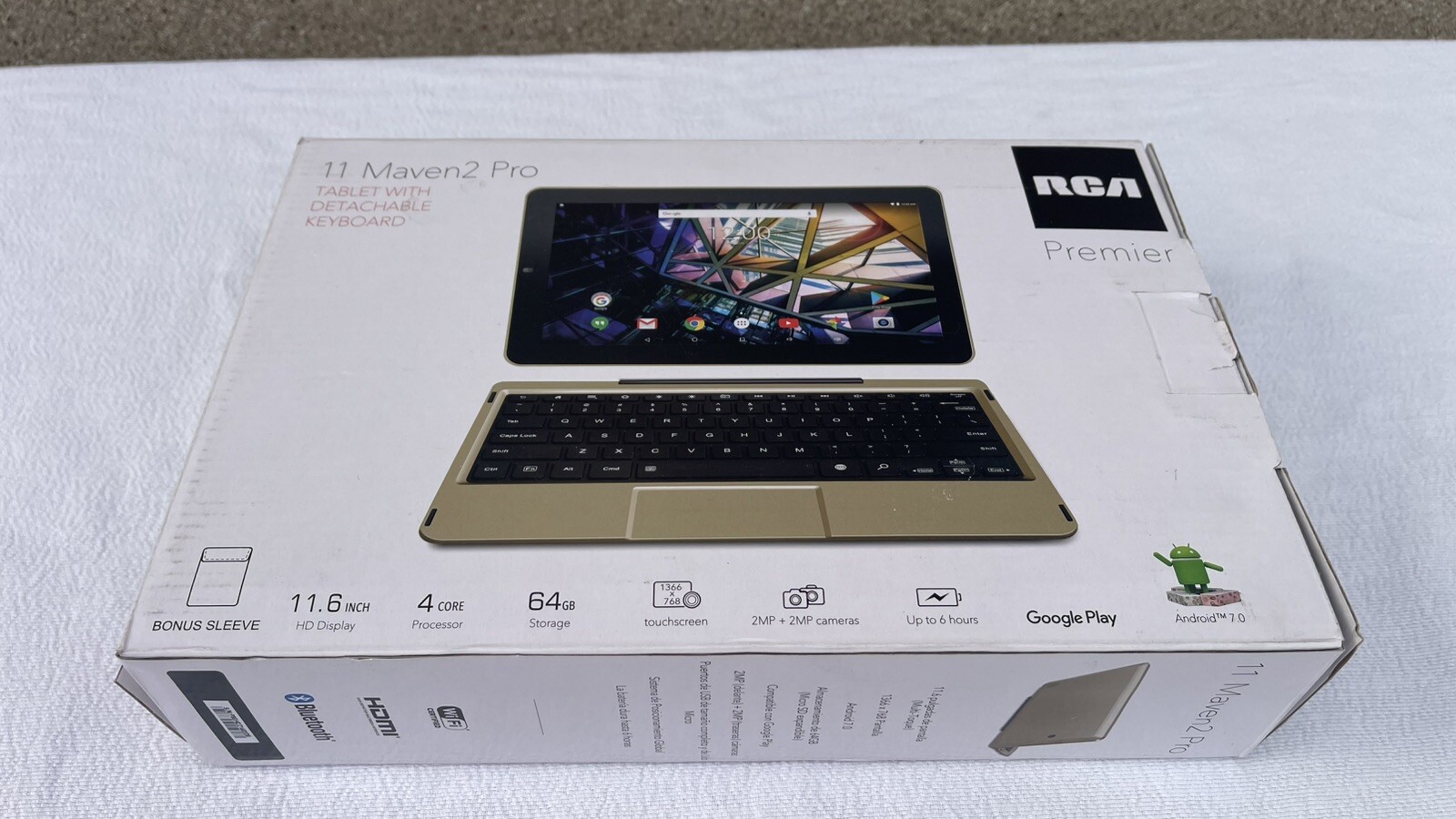 New!! RCA 11 Maven2 Pro Tablet With Detachable Key Board *Fast Shipping*