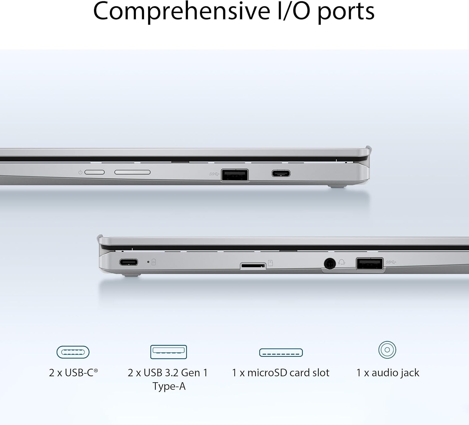 Chromebook Flip CX1 Convertible Laptop, 14″ FHD Nanoedge 360-Degree Touchscreen,