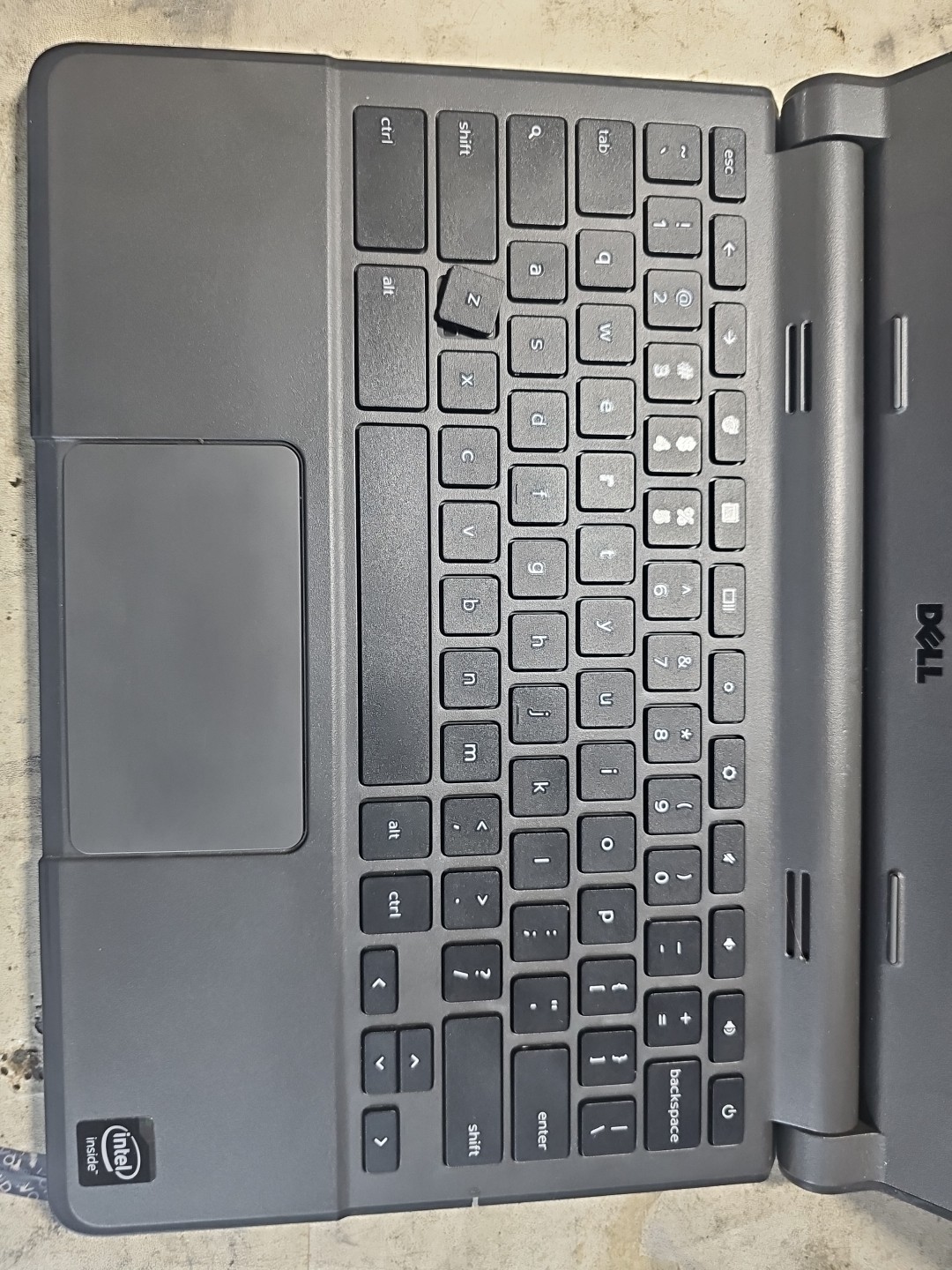Dell Chromebook 11 P22T Intel Celeron, Works But Needs A New Battery As Is.