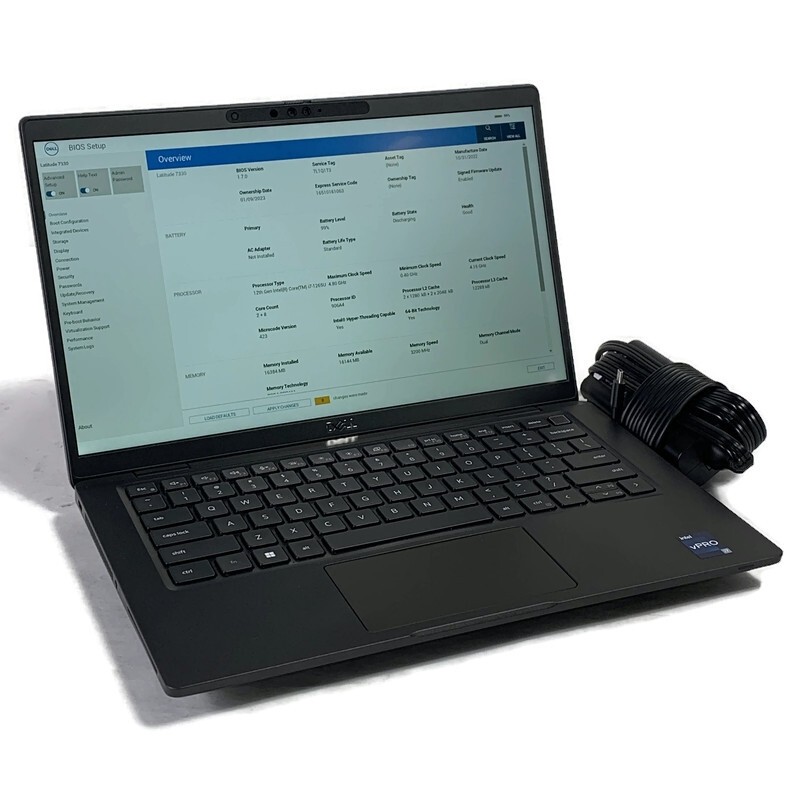 Dell Latitude 7330 13.3″ Laptop i7-1265U 3.6GHz – 16GB – 512GB NVMe SSD – Win 11
