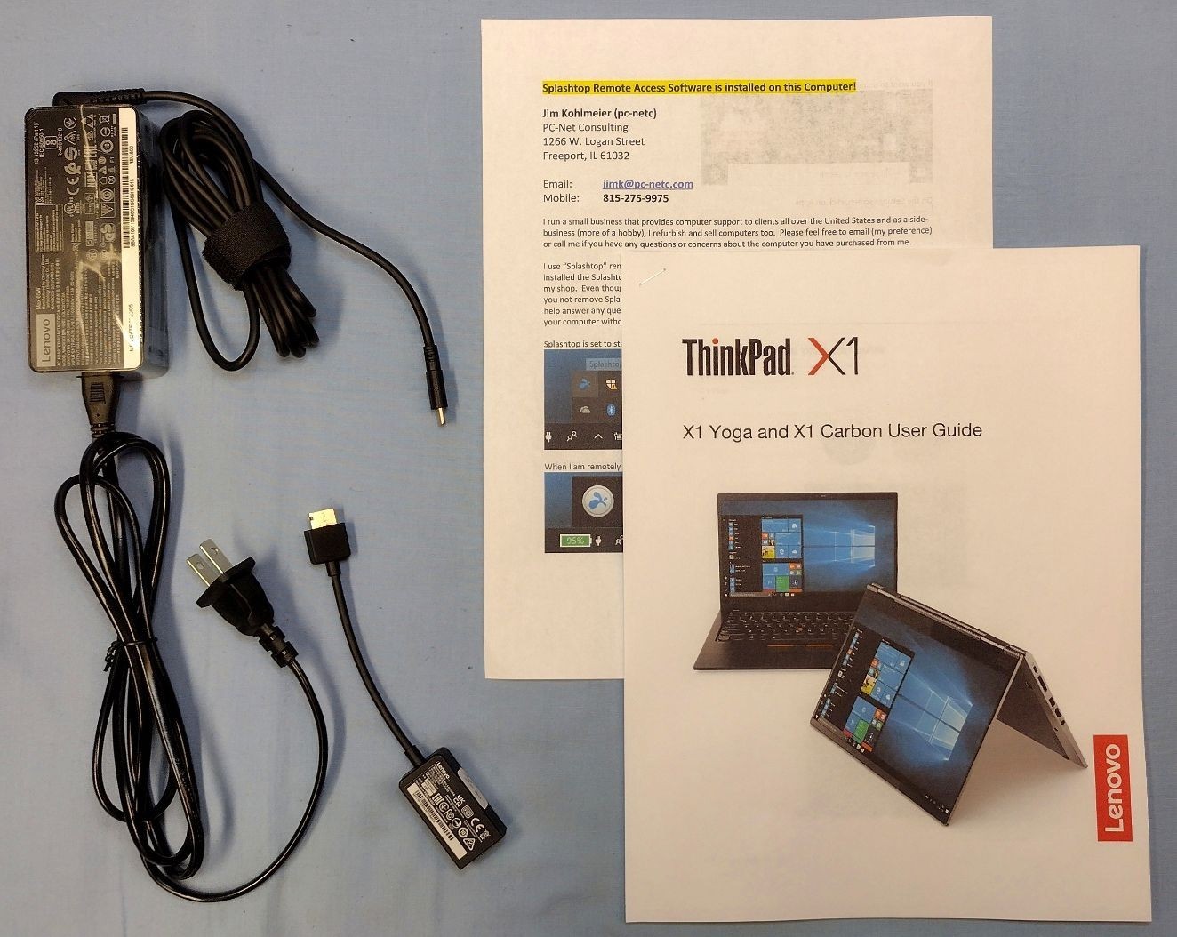 Lenovo ThinkPad X1 Carbon Gen 7 i7 16GB RAM 1TB SSD 3840×2160 IPS Win11P Grade A