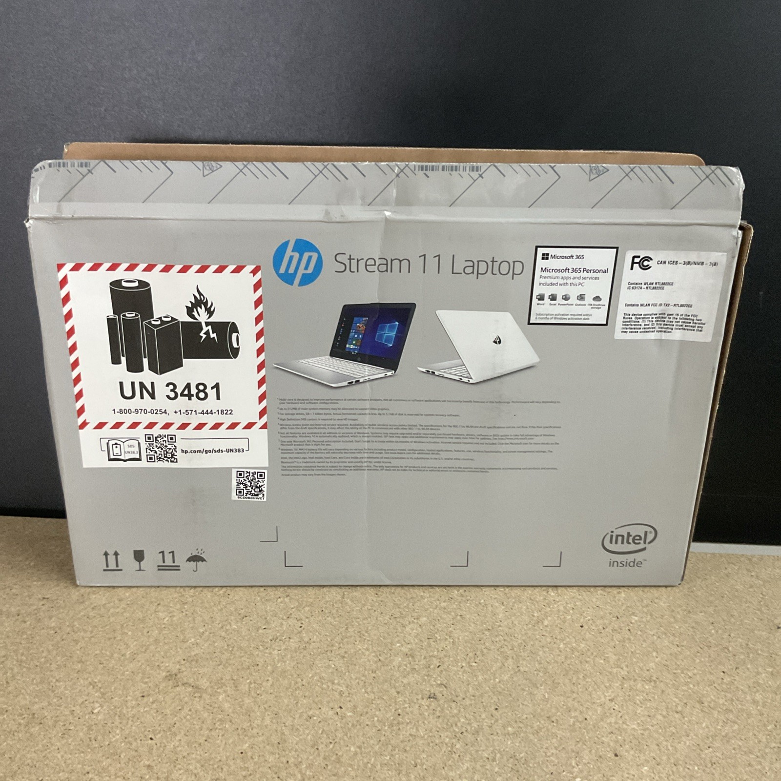 HP Stream 11.6 inch (32GB, Intel Celeron N, 1.10GHz, 4GB) Notebook/Laptop -…