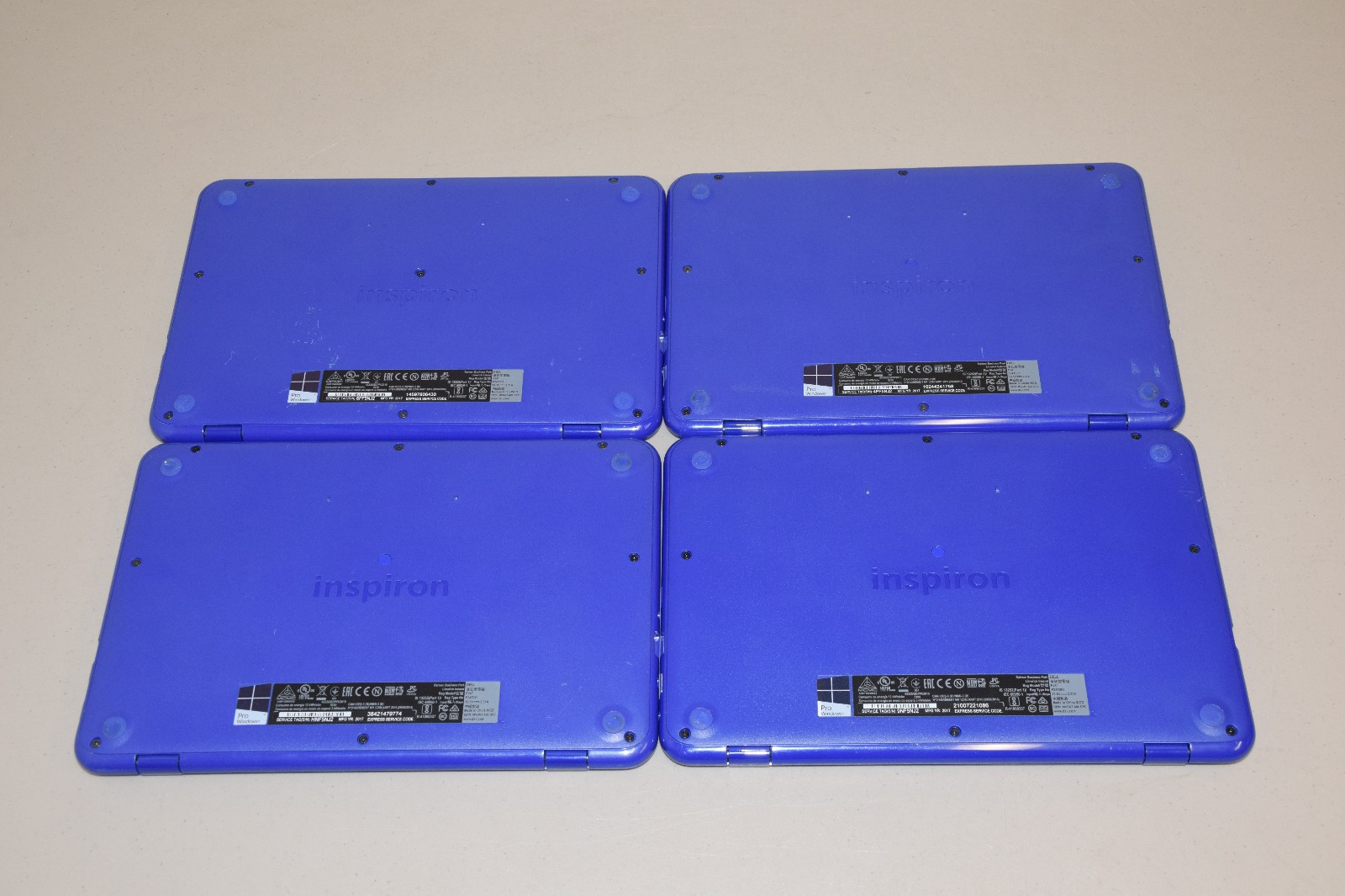 PARTS REPAIR Lot 4 Dell Inspiron 11-3162 11.6″ Celeron N3060 2GB DDR3L 32GB eMMC