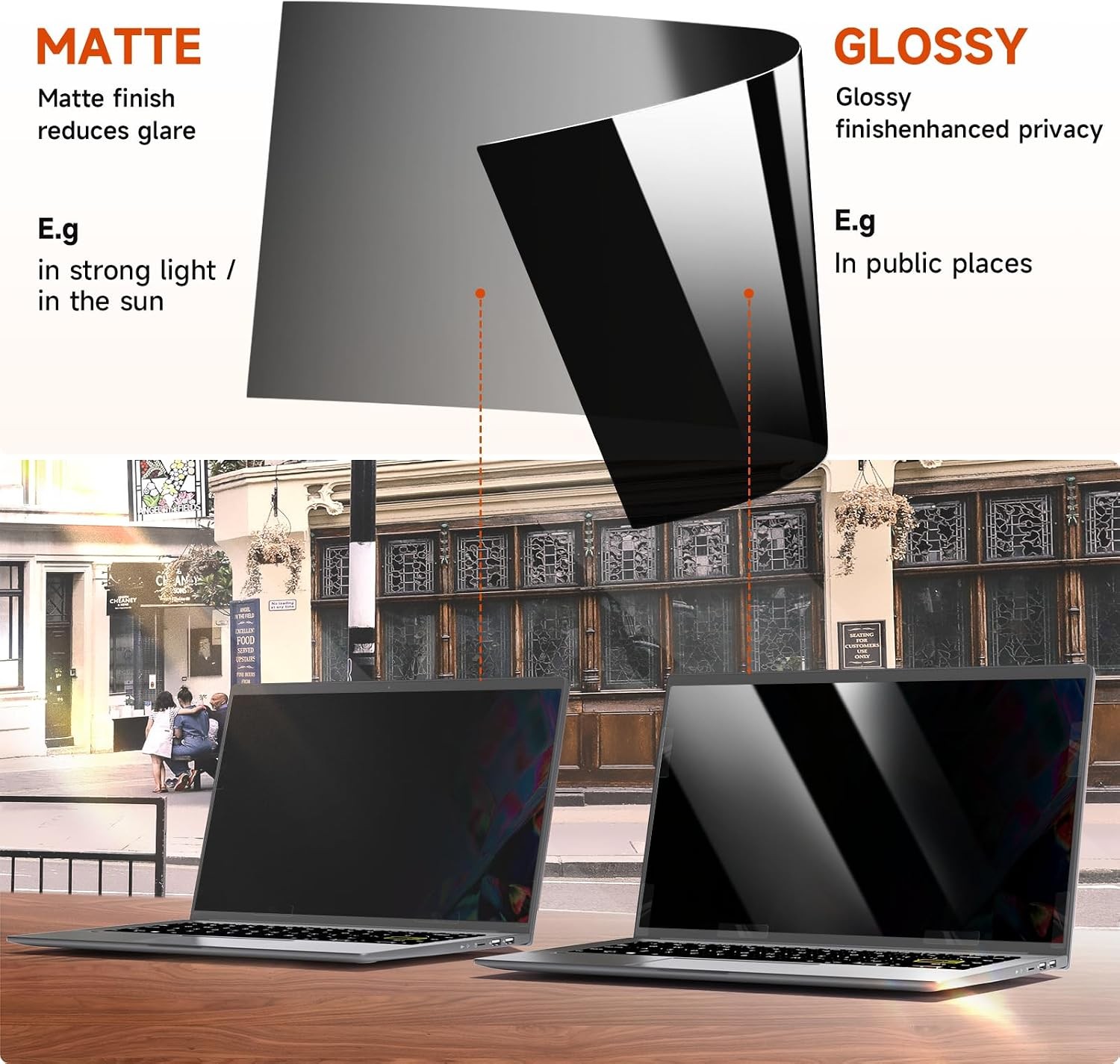 14 Inch Laptop Privacy Screen for Lenovo/HP Envy/Dell/Acer/Asus/Thinkpad, 16:9