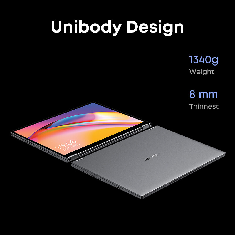 CHUWI 13.5” FreeBook 2-in-1 Windows 11 Laptop LPDDR5 12GB 512GB SSD Intel N100