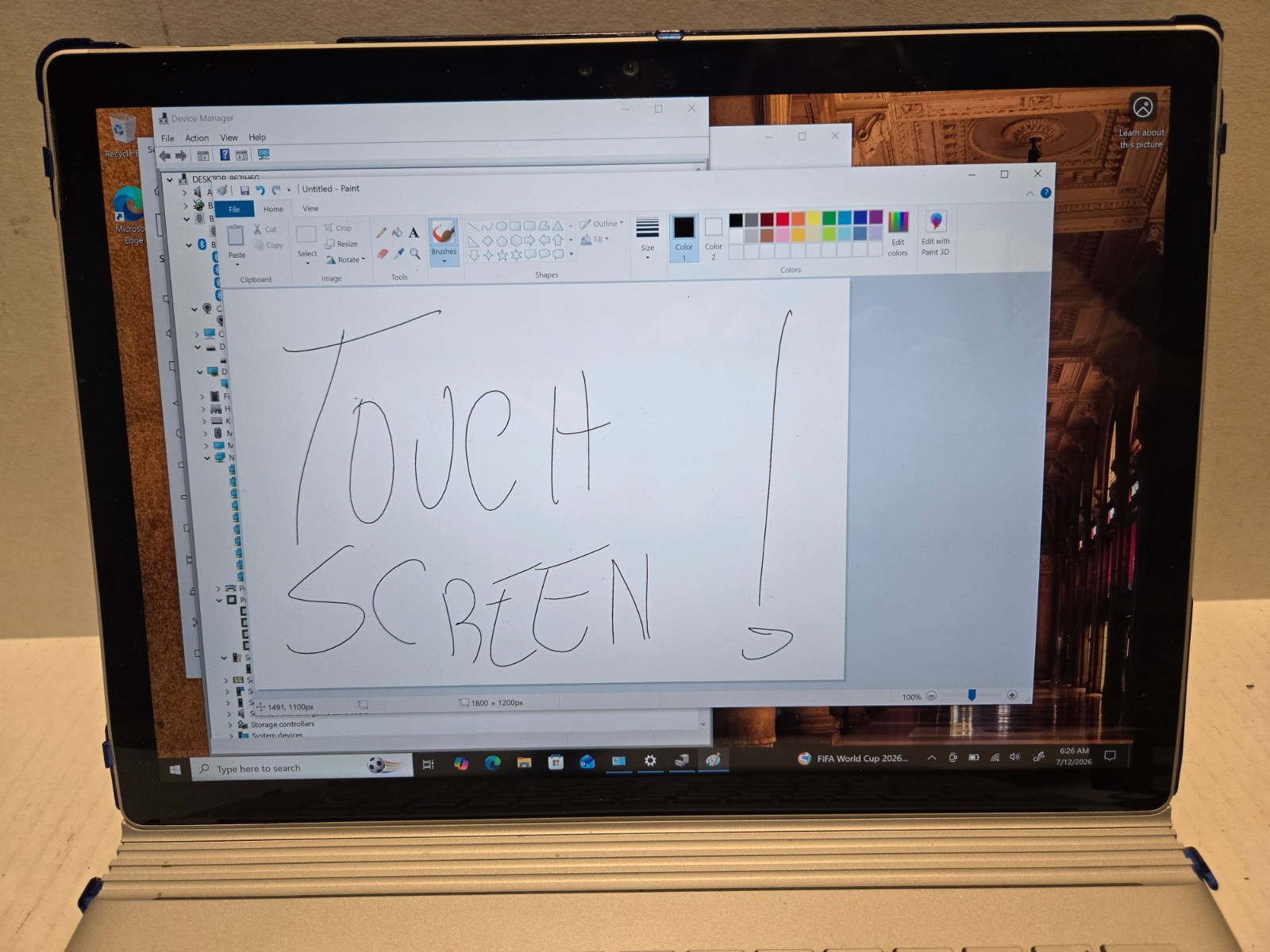 Microsoft Surface Book 13.3″ Touch Laptop Core i5-6300U 8GB 128GB Win10 Nice One