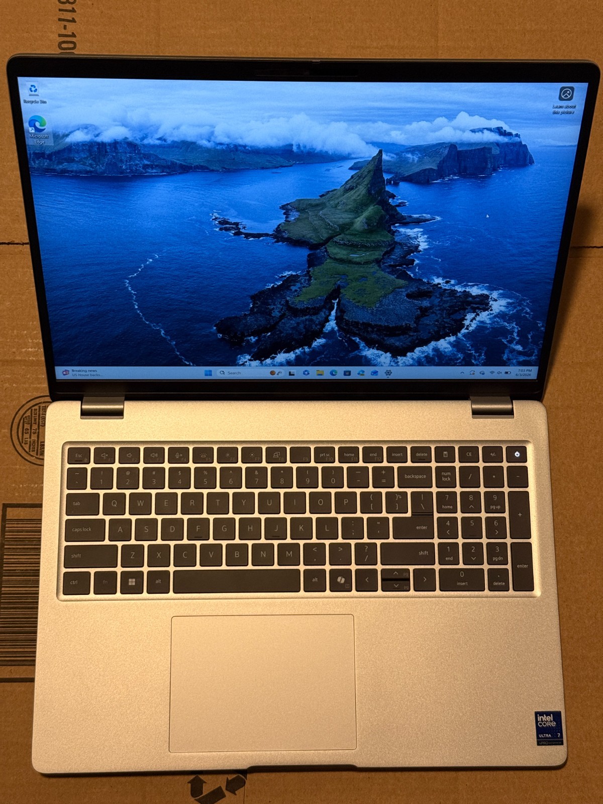 Dell Pro 16 Plus PB16250 16″ Ultra 7 266v 16gb DDR5 Intel arc GPU 512gb SSD W11P