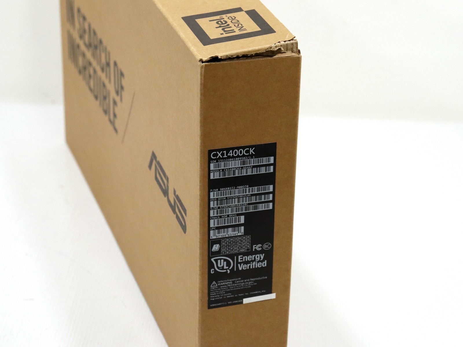 Asus Chromebook CX1400CK 14″ Intel Celeron N4500 4GB 64GB eMMC 90NX03I2-M00D70