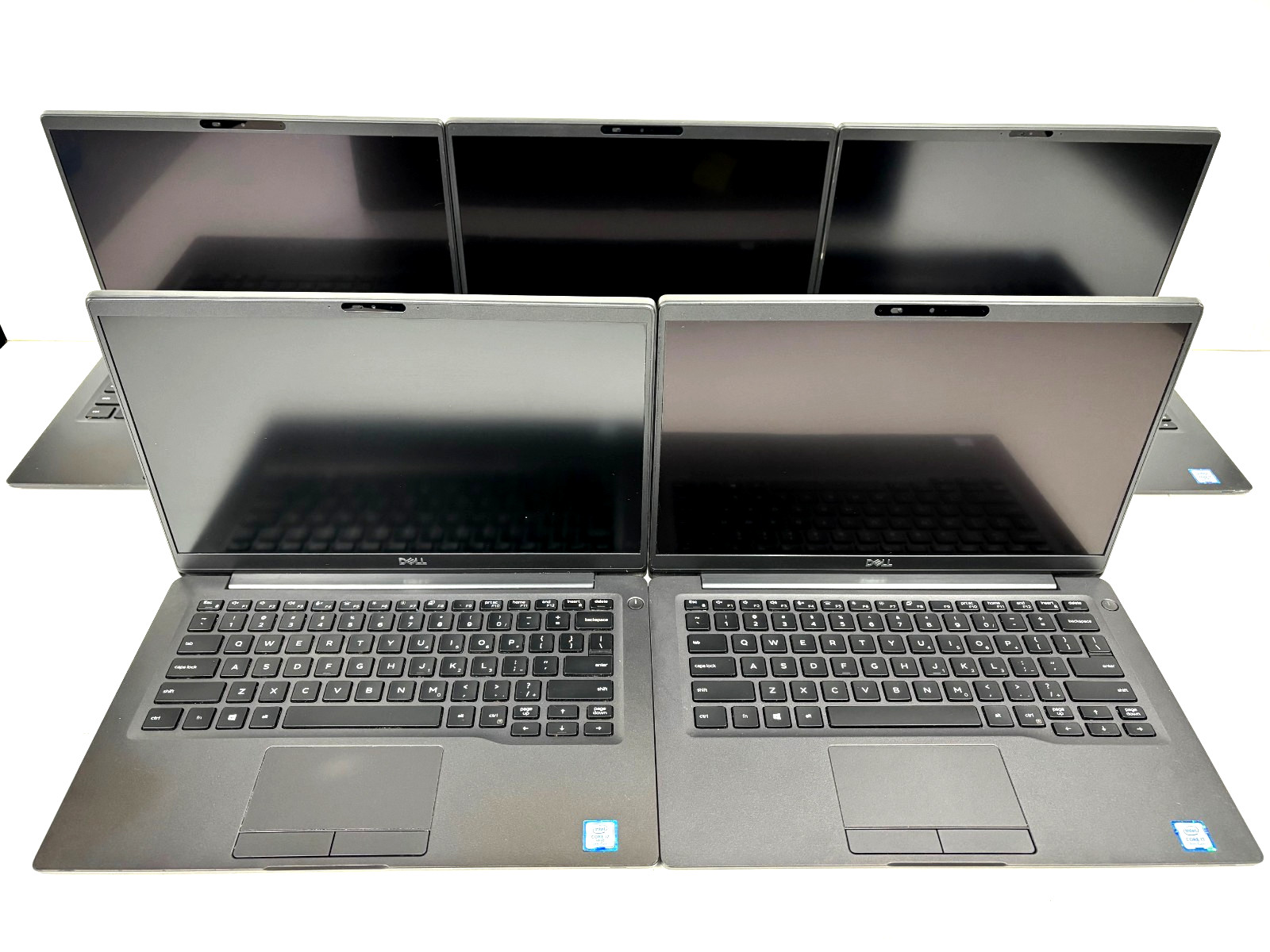 Lot (5) Dell Latitude 7400 14″ i7-8665U, 1.9GHz, NO HDD NO RAM NO BATTERY PARTS