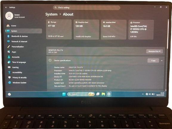 Dell XPS 13 7390 | 13.3″ | i7-10510U | 16GB RAM | 512GB SSD