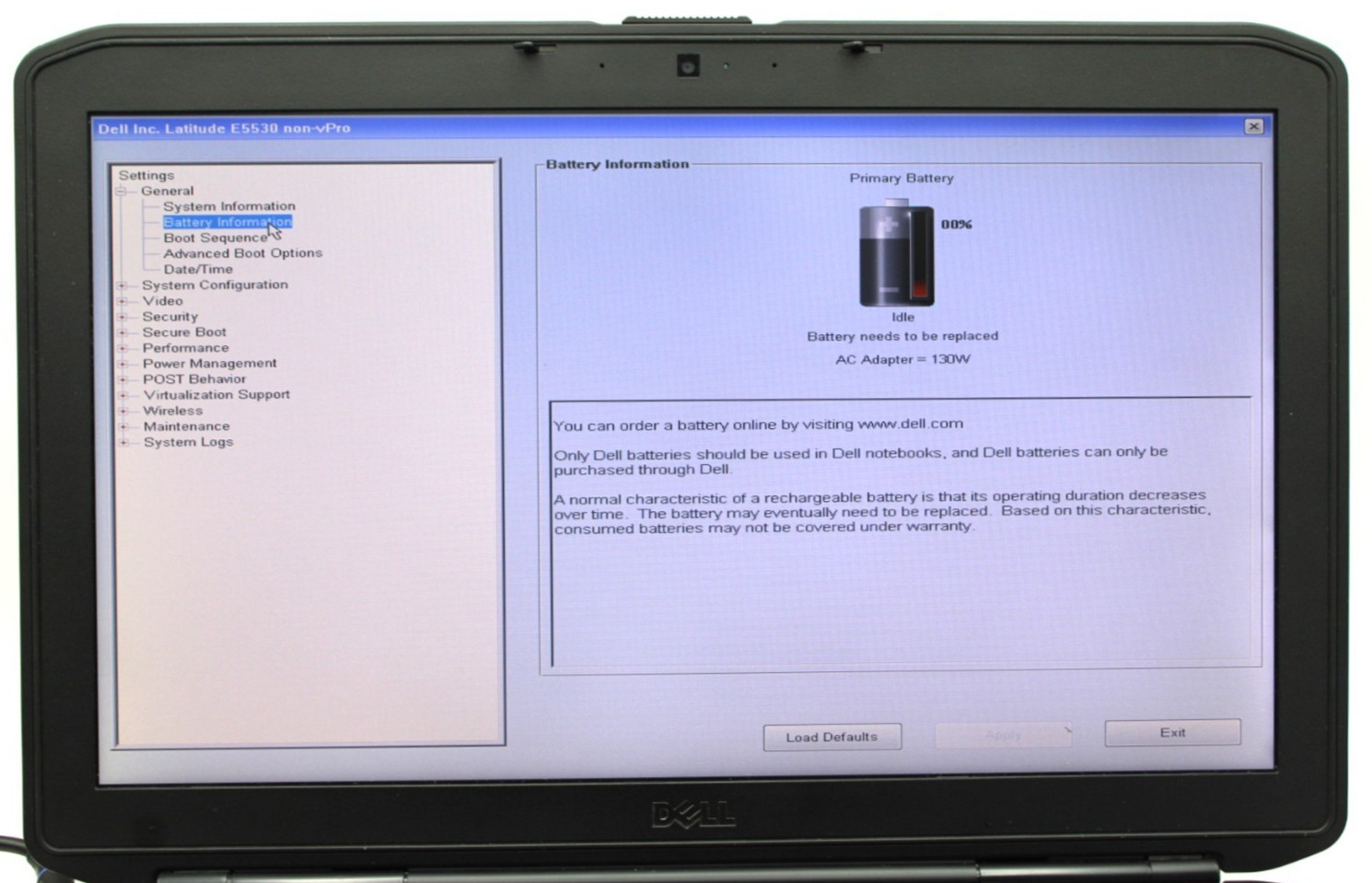 Dell Latitude E5530 i7-3540M@3.00GHz 4GB DDR3 NO STORAGE OR OS *USED/TESTED*