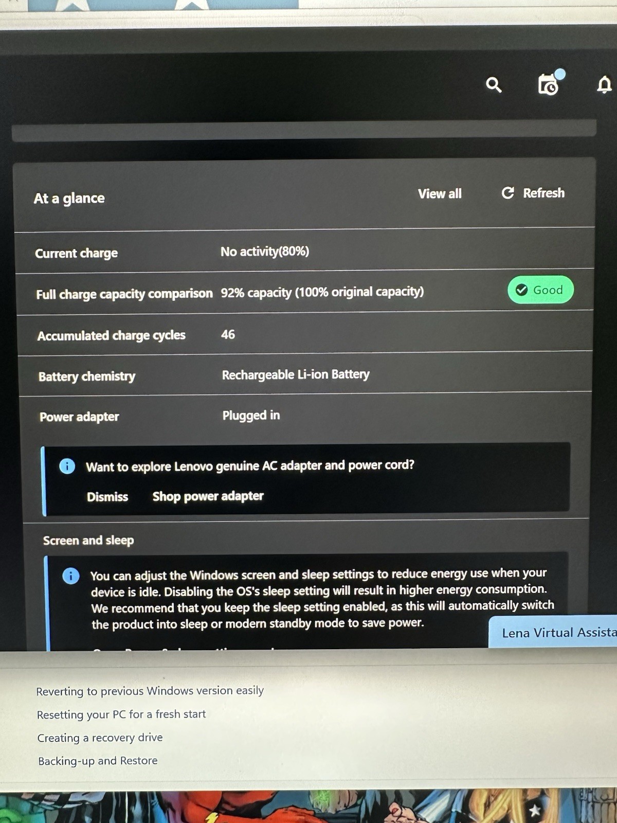 Lenovo LEGION 5 PRO, R9 6900HX, 16GB, 1TB, 3070 Ti Laptop QHD USED FACTORY RESET