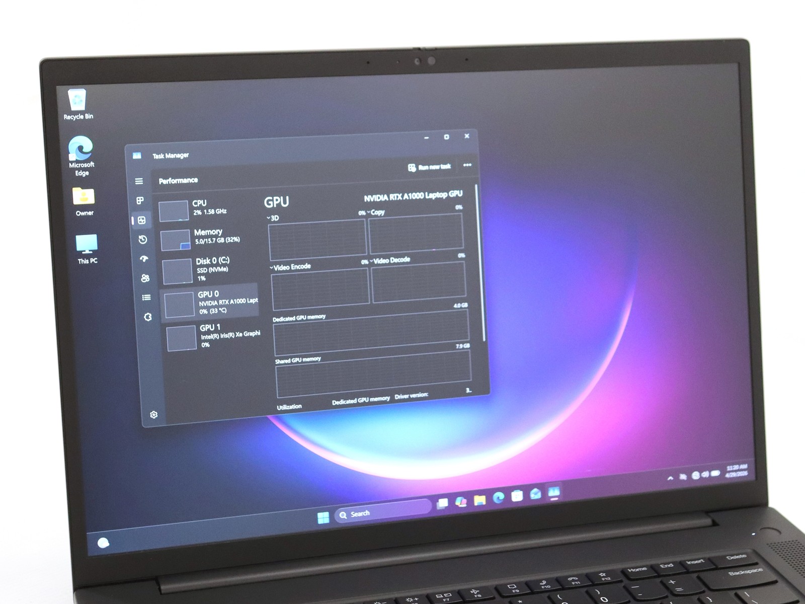 Lenovo ThinkPad P1 Gen 5 16.0″ 4K Intel i7-12800H 16GB 1TB NVMe RTX A1000 W11P