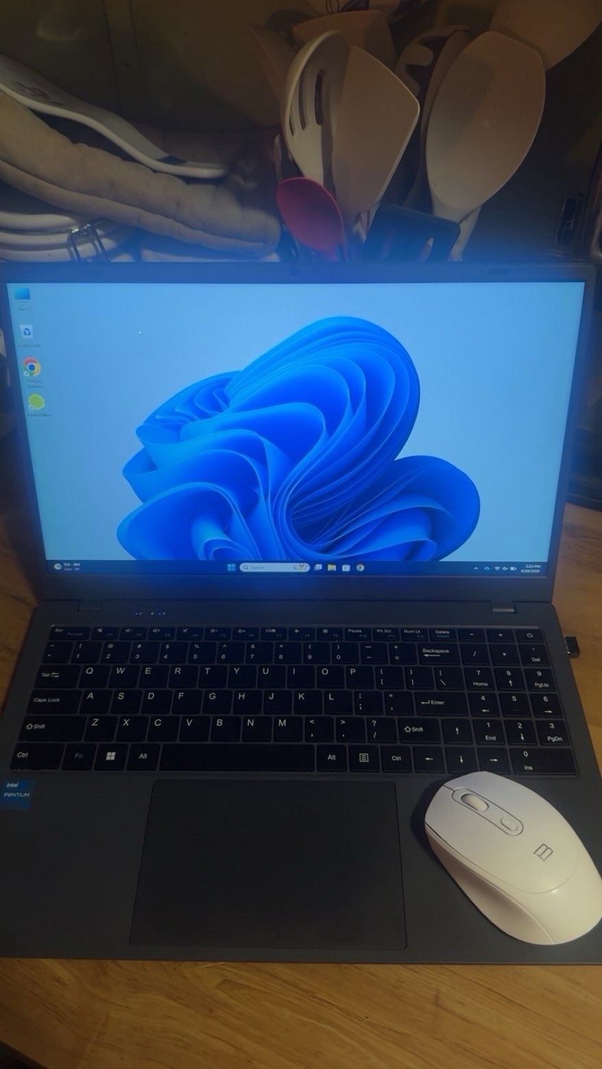 RNRUO 15.6″ FHD Windows 11 Laptop Pentium Gold 6500Y 8GB 256GB SSD USB-C