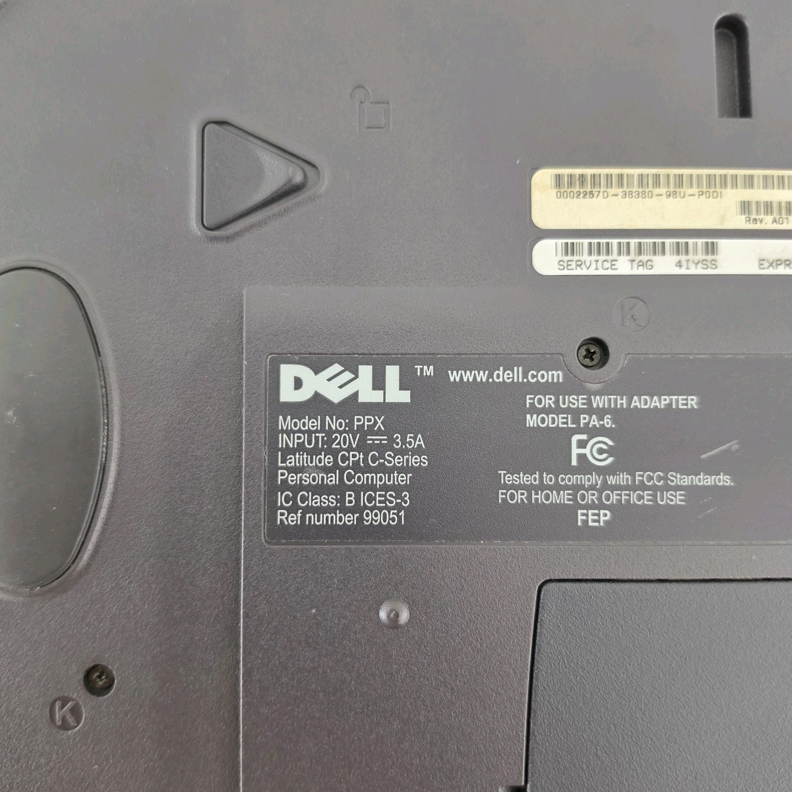 RETRO 14.1″ VINTAGE DELL Latitude CPt C4000GT Laptop – 64MB RAM – 4.86GB HDD