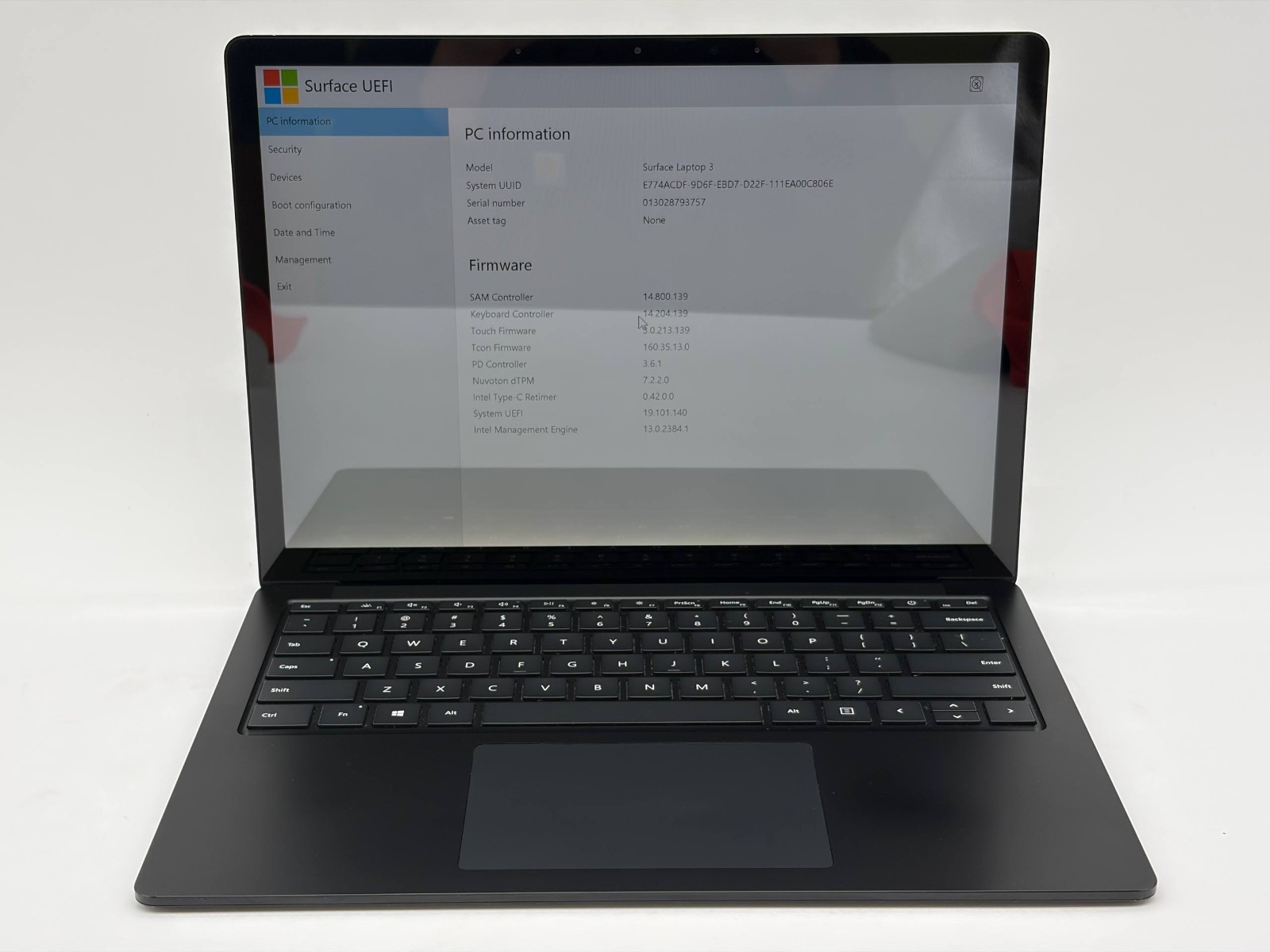 Microsoft Laptop 3 1868 Intel Core i7-1065G7 @1.3GHz 16GB RAM 256GB Win 11 Pro