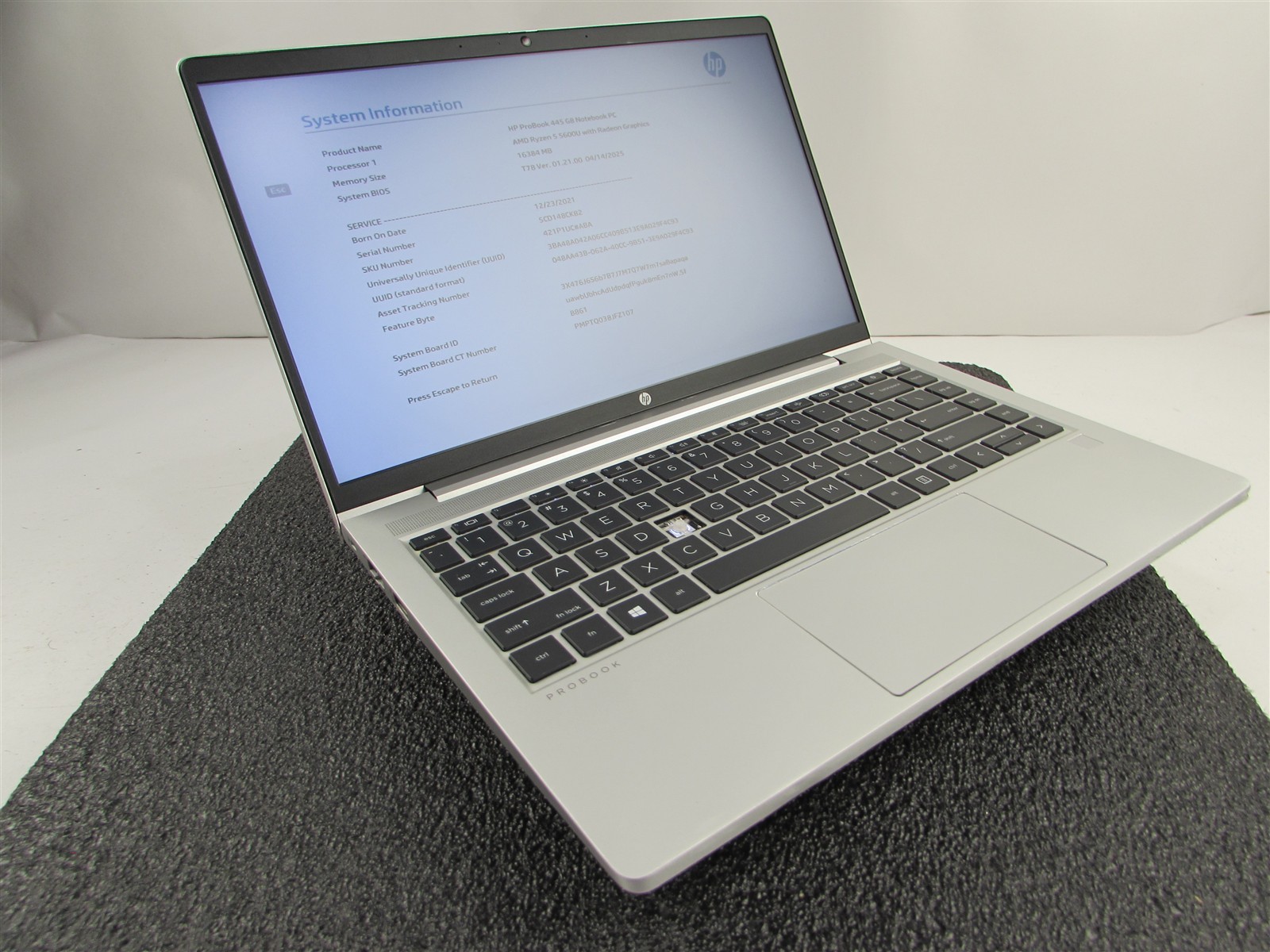HP PROBOOK 445 (G8) FHD AMD RYZEN 5 5600U 512GB SSD 16GB RAM AMD GPU WIN 11 PRO