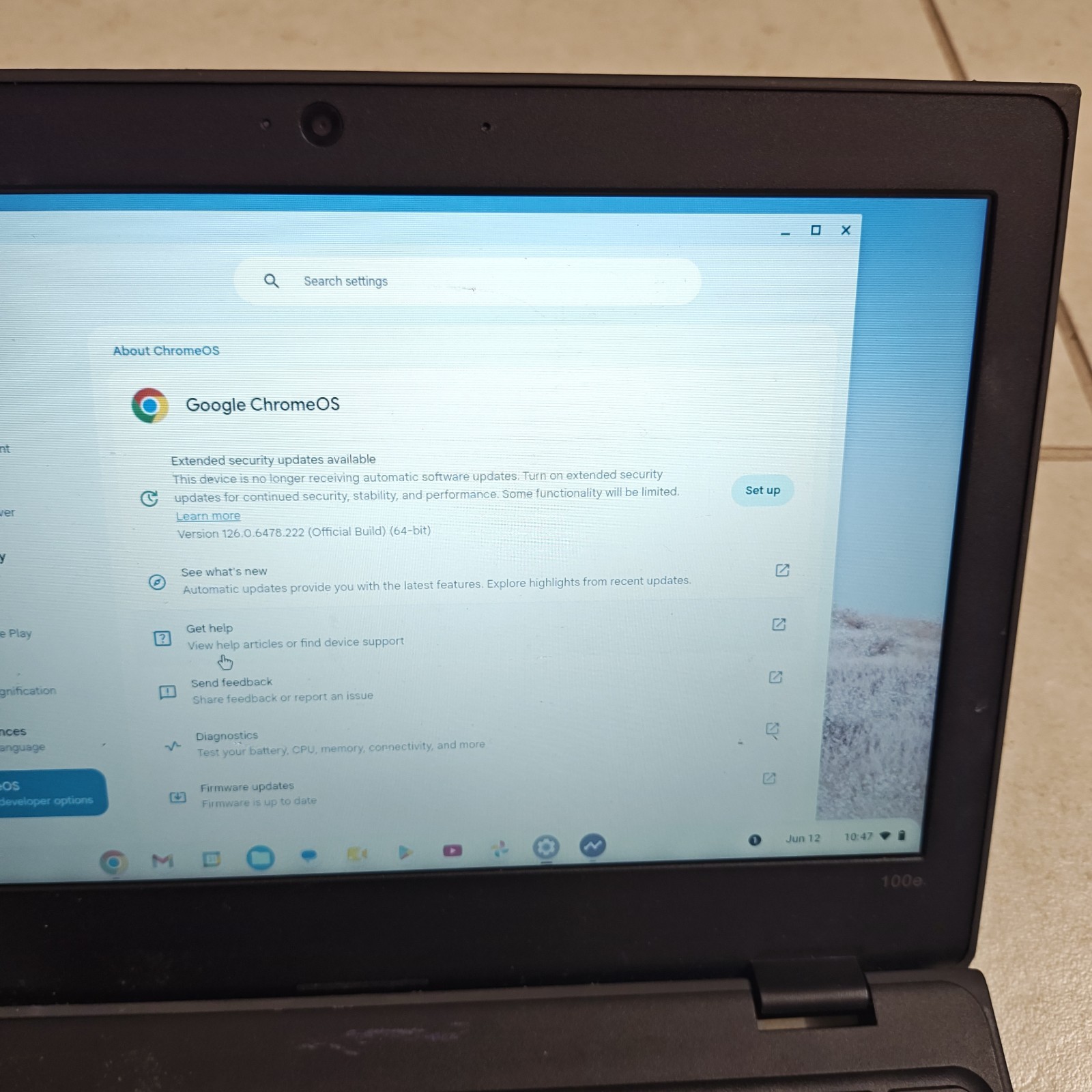 Lenovo 100e Chromebook 11.6″ Laptop – 32GB eMMC/4GB RAM – Celeron N3350 #3736