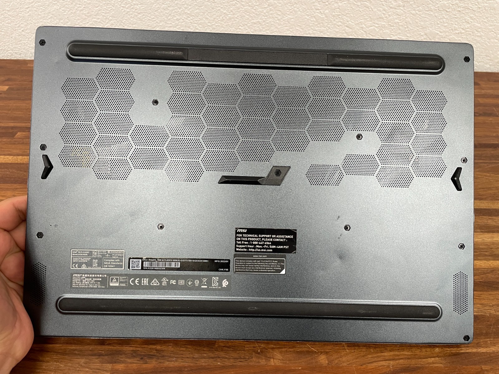 MSI Stealth 15M A11UEKV 15.6″ i7-11375H 3.3GHz 16GB RAM 512GB SSD RTX 3060