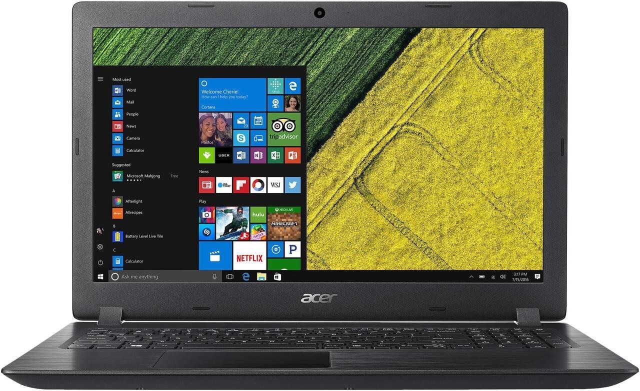 Acer Aspire 3 A315-51-31GK /15.6” LCD/i3-7100U/4GB/1TB HDD/2.4 GHz /Win 10