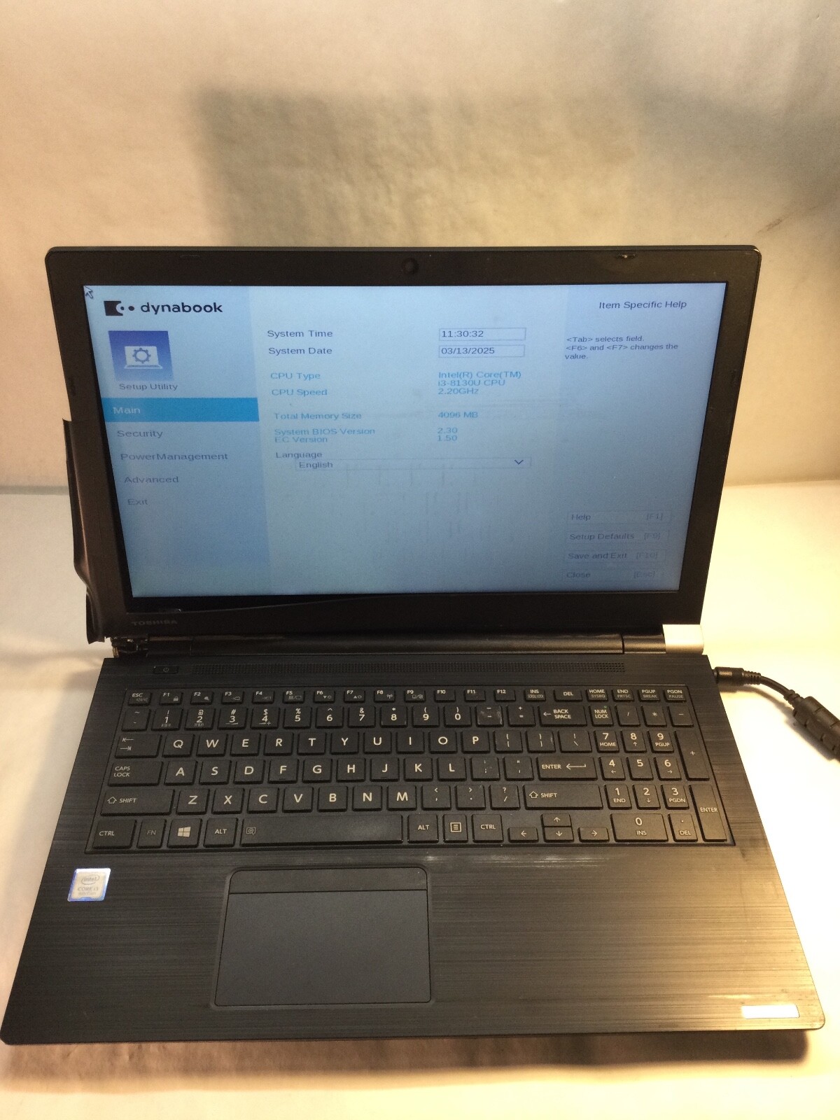 LOT OF 2-Toshiba Tecra A50-EC 15″ Laptop Intel Core i3 8th Gen- BROKEN HINGE -MZ