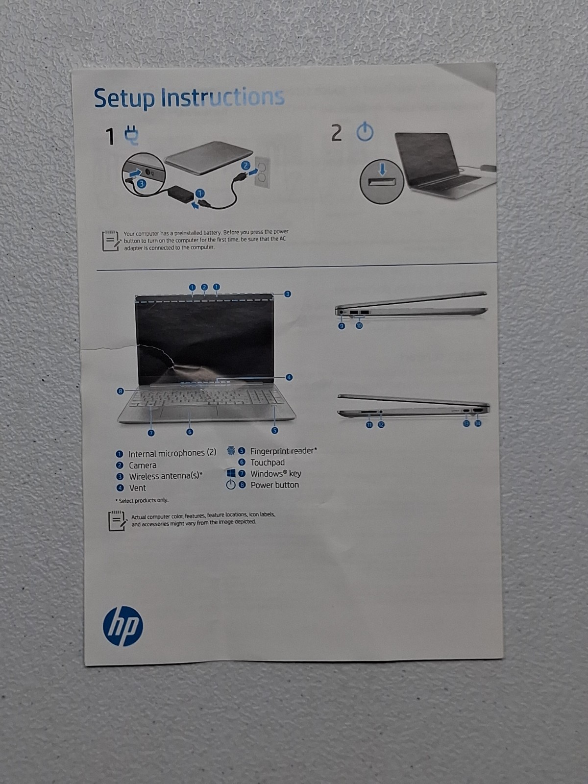 HP Laptop 15-dy1087nr 15.6″ Intel Core i7-1065G7 1.3 GHz 8GB RAM 256GB SSD – NEW