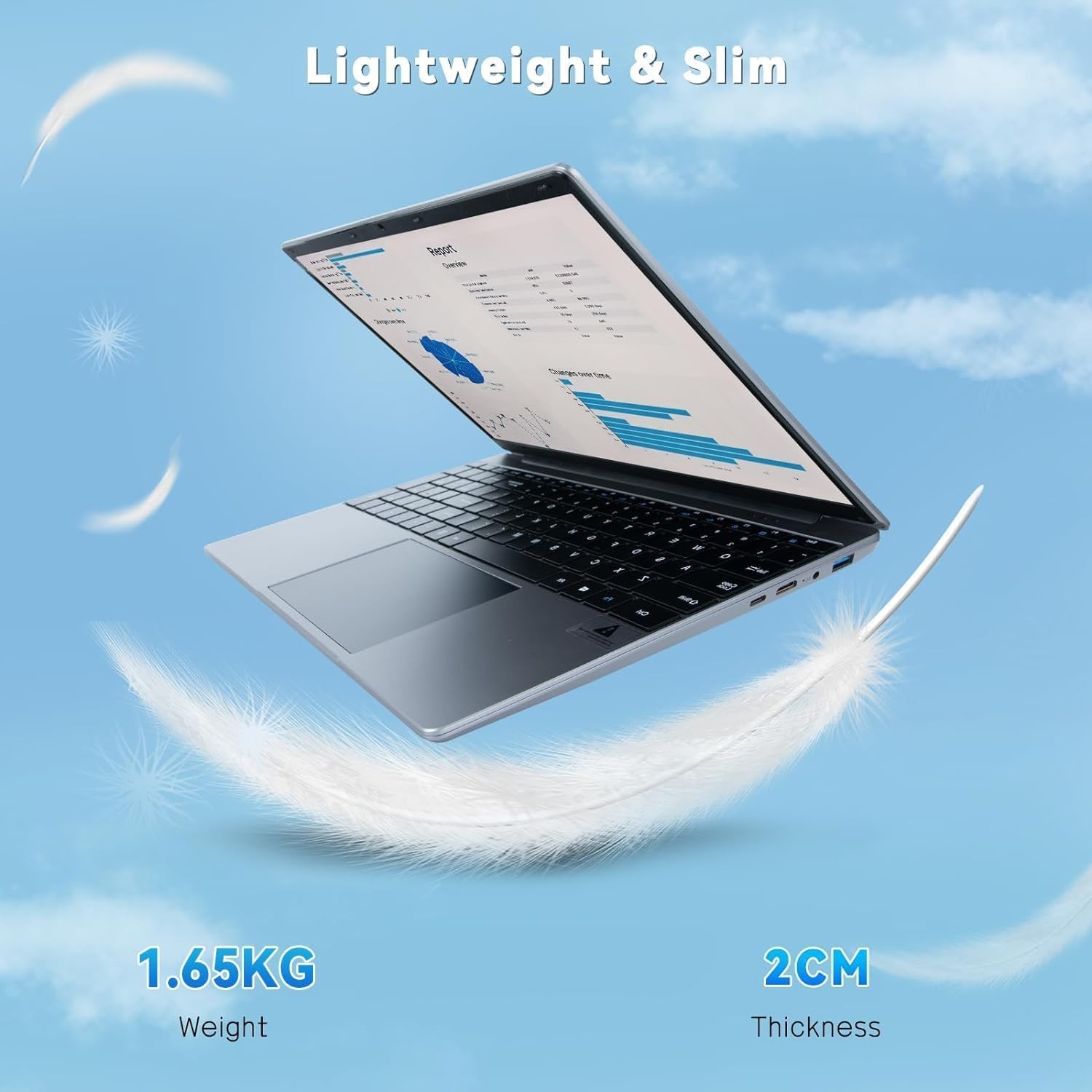 Geviar LT1505 15.6″ FHD Laptop Intel Celeron N5095 16GB 512GB Win11H